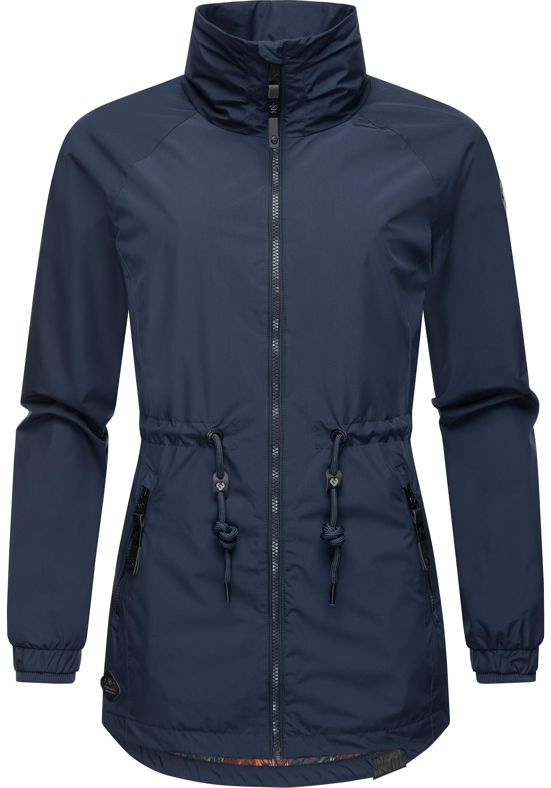 Ragwear Outdoorjacke "Tacy", ohne Kapuze, wasserdichte Damen Übergangsjacke mit hohem Kragen