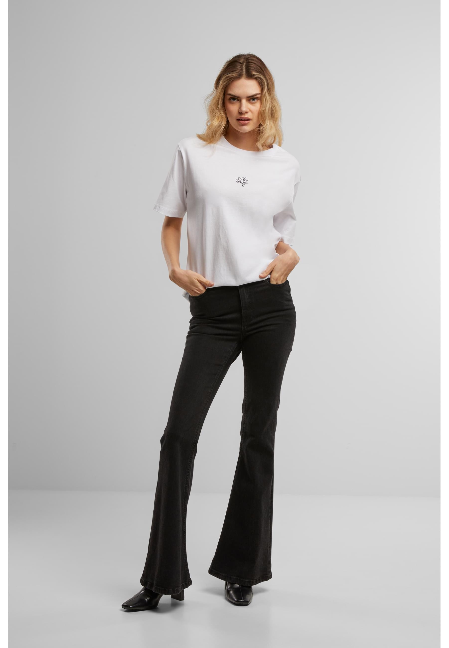 Miss Tee T-Shirt »Miss Tee Lotus EMB Tee« 1 Stk.