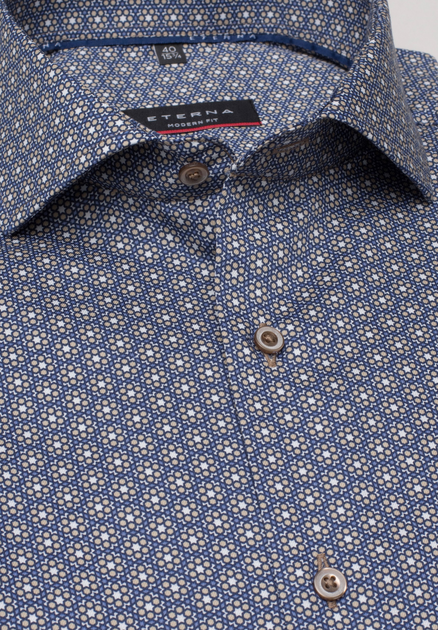 Eterna Langarmhemd »MODERN FIT« NON IRON (bügelfrei)