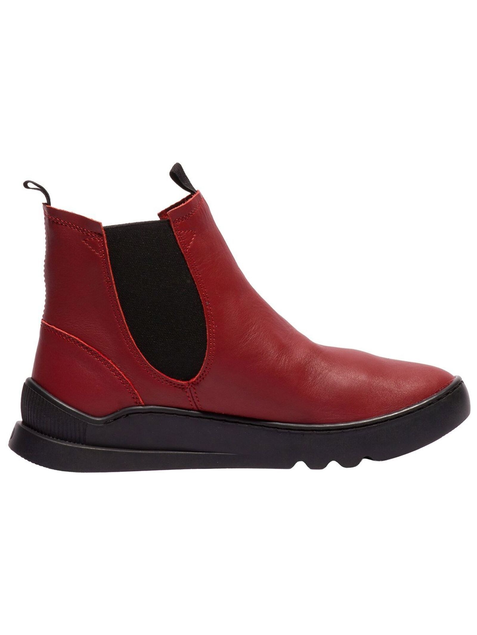 softinos Stiefelette »softinos Stiefelette Leder/Textil«