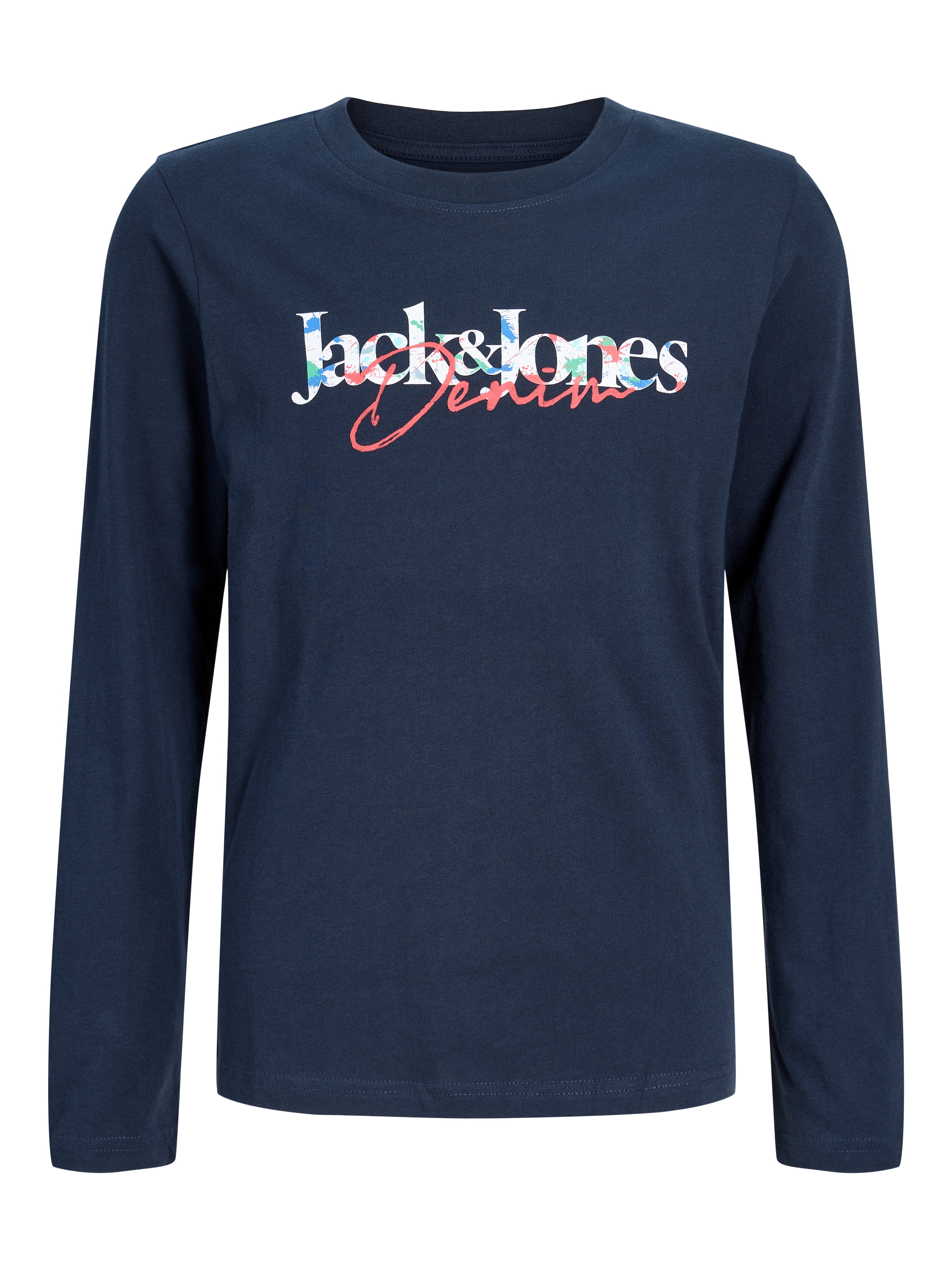 Jack & Jones Junior Langarmshirt »JJTOM TEE LS CREW NECK JNR« Baumwolle, regular fit