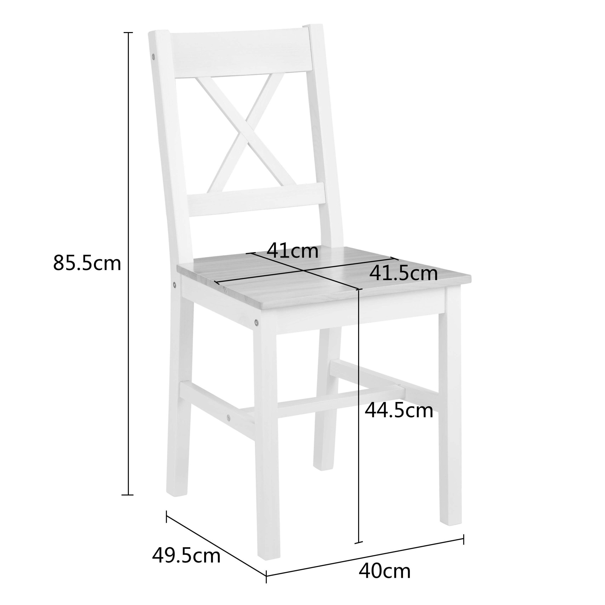 OTTO home Essgruppe »Willow« Set, Esstisch mit 4 Stühlen, 5 tlg. Esstisch mit 4 Stühlen, aus massivem Kiefernholz