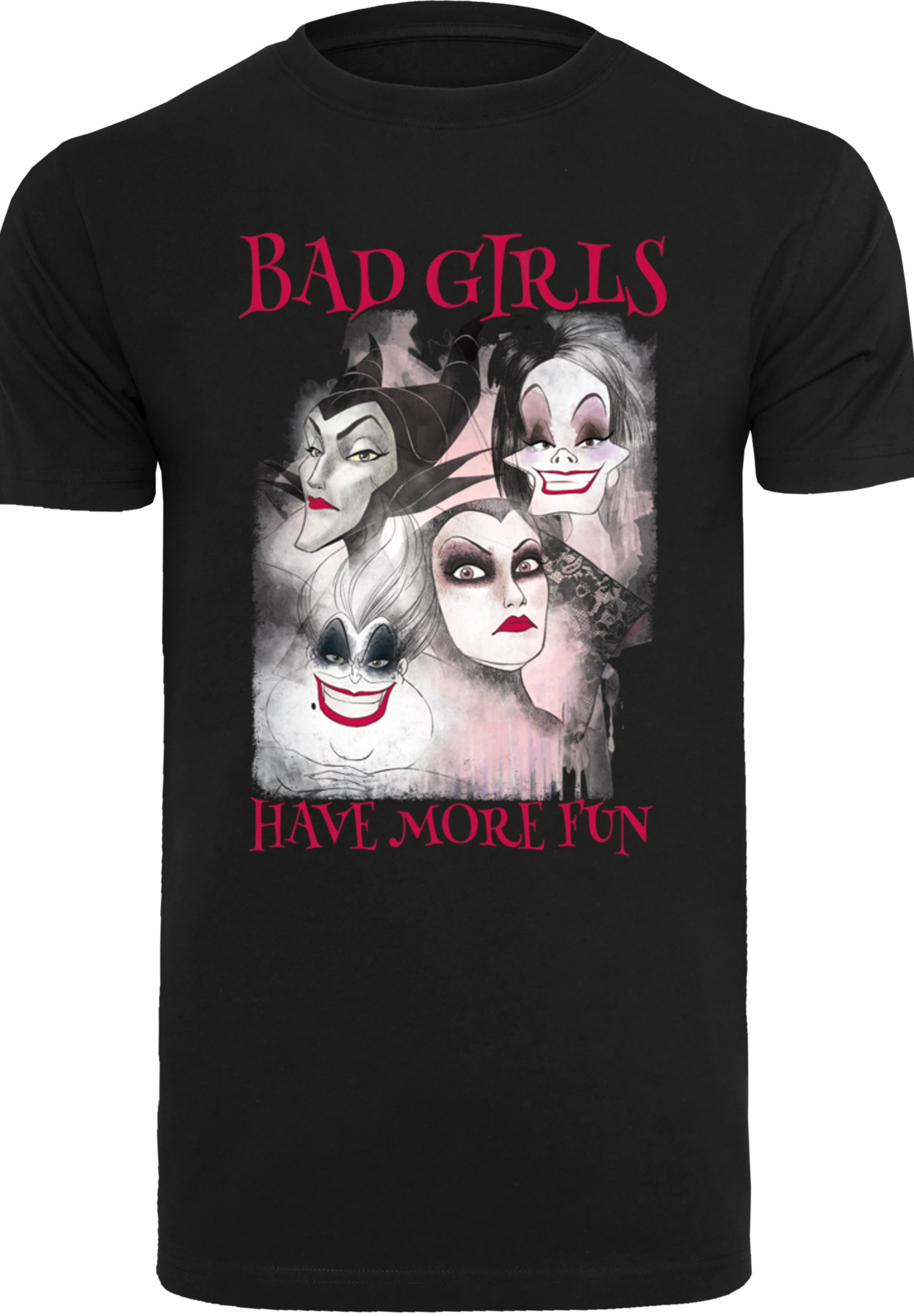 F4NT4STIC T-Shirt »Disney Bad Girls Have More Fun«, Herren,Premium Merch,Regular-Fit,Basic,Bedruckt