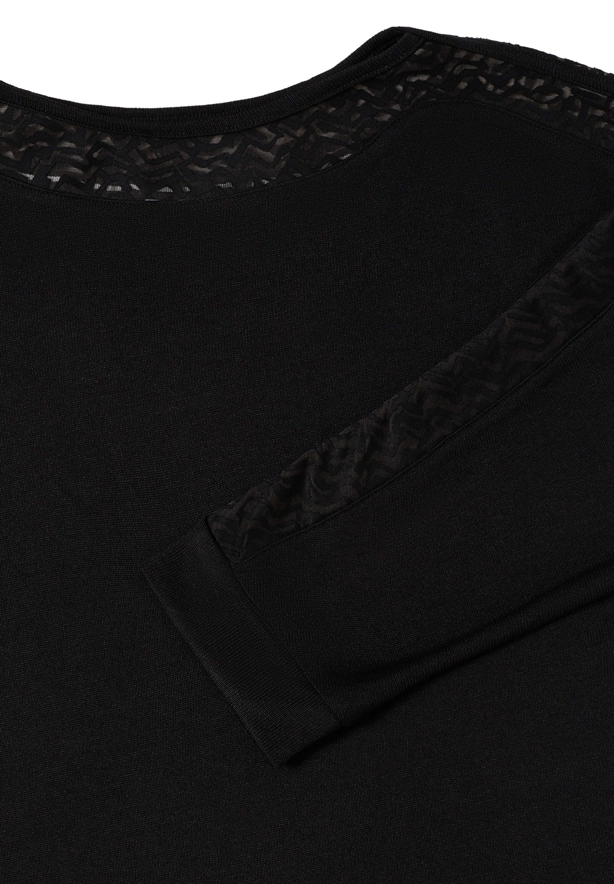 Cecil 3/4-Arm-Shirt mit Mesh-Details