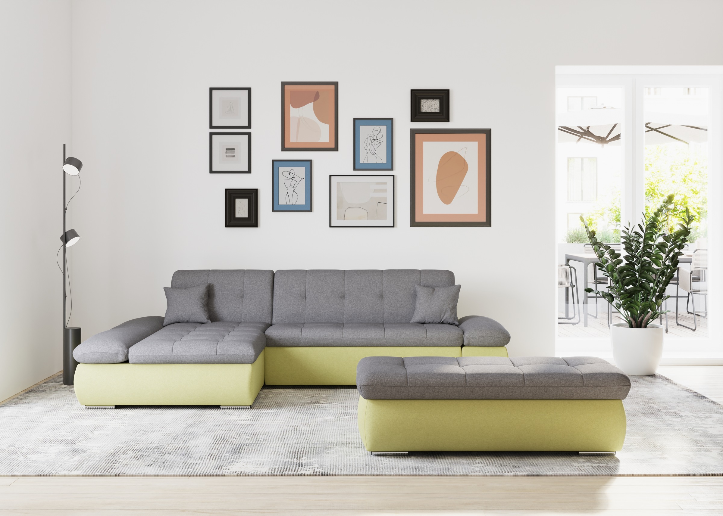 DOMO collection Ecksofa "Moric, L-Form, XXL-Sofa - Breite 300cm, viel Platz günstig online kaufen
