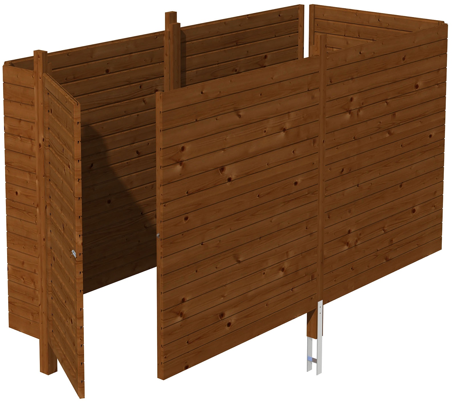 Skanholz Carport-Geräteraum "Abstellraum C3" aus Profilschalung