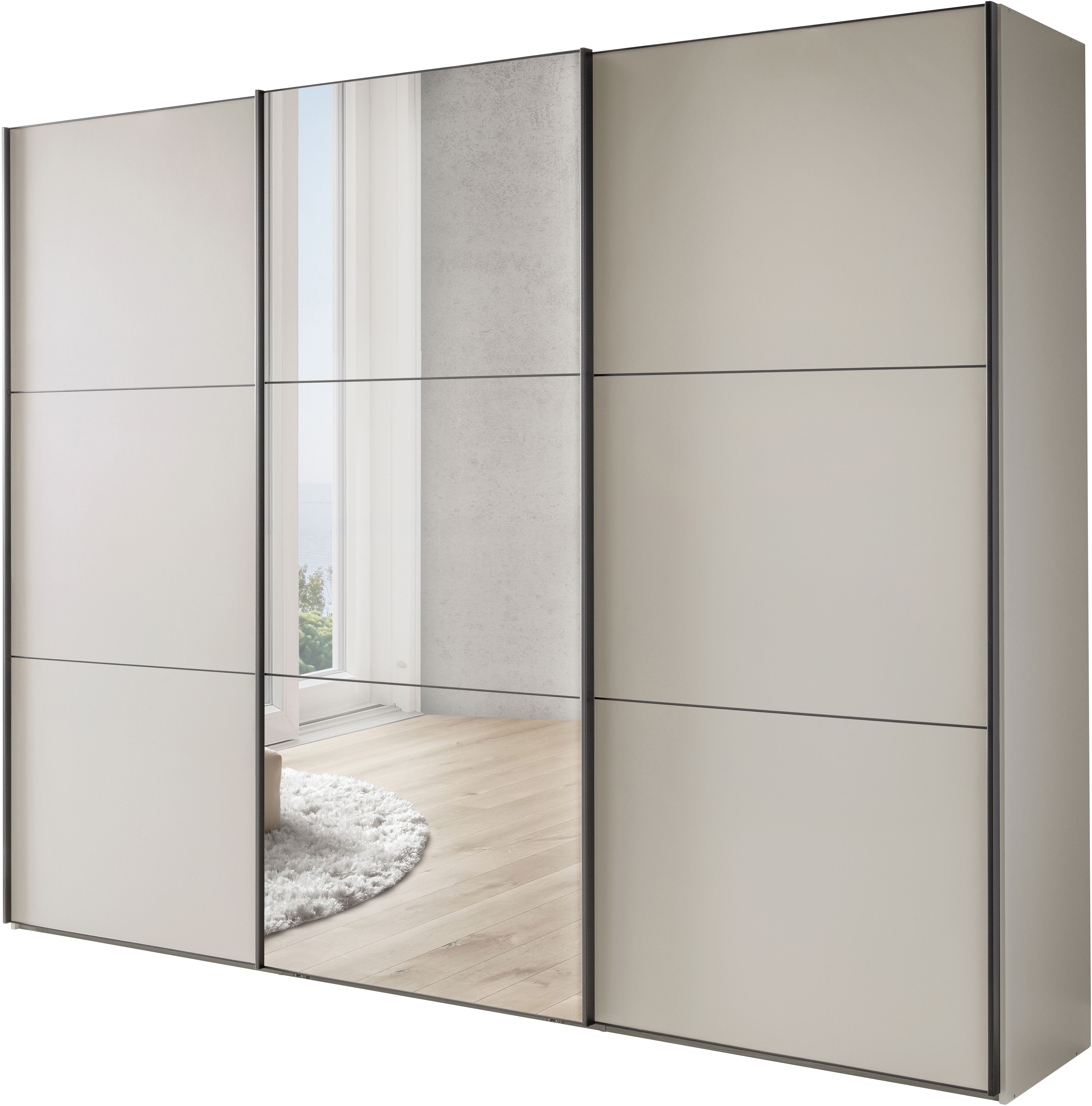 WIEMANN "Phoenix, Made in Germany, modernes Design, Highlight, Blickfang" Viele Farbkombinationen, in 4 Breiten und in 2 Höhen erhältlich, maximaler Staurraum, inkl.Einlegeböden, Wäscheböden u. Dämpfer
