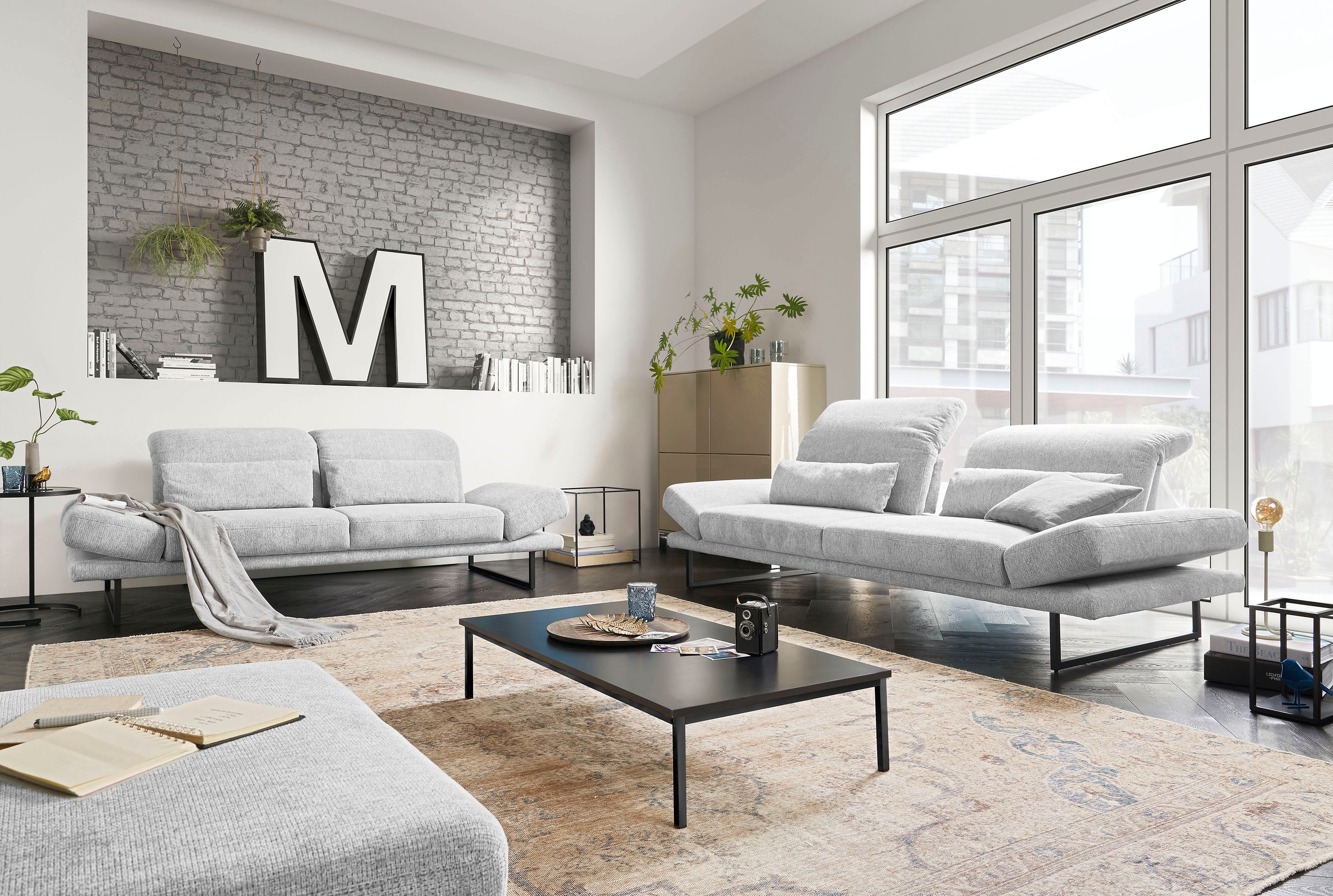 3C Candy 2-Sitzer "Mallow Designsofa mit Komfortfunktionen, modern und bequ günstig online kaufen