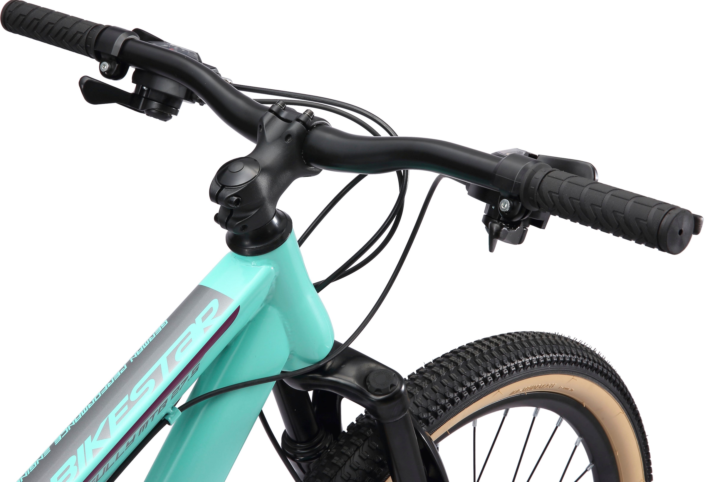 Bikestar Mountainbike, 21 Gang, Shimano, RD-TY300 Schaltwerk, Kettenschaltung, für Damen und Herren, Kettenschaltung