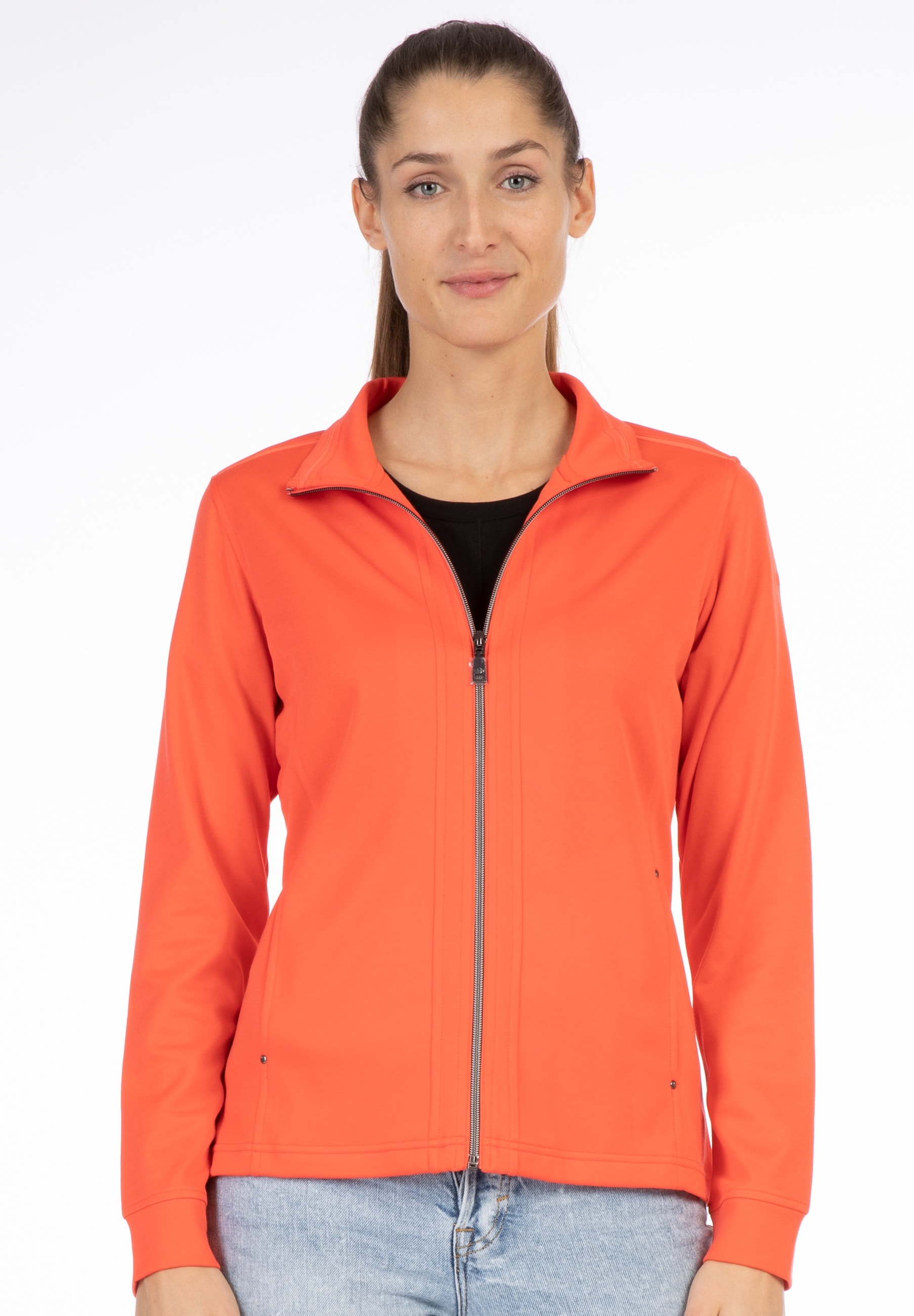 LPO Trainingsjacke "Abby II" weiche Fleecejacke in traditioneller Optik günstig online kaufen