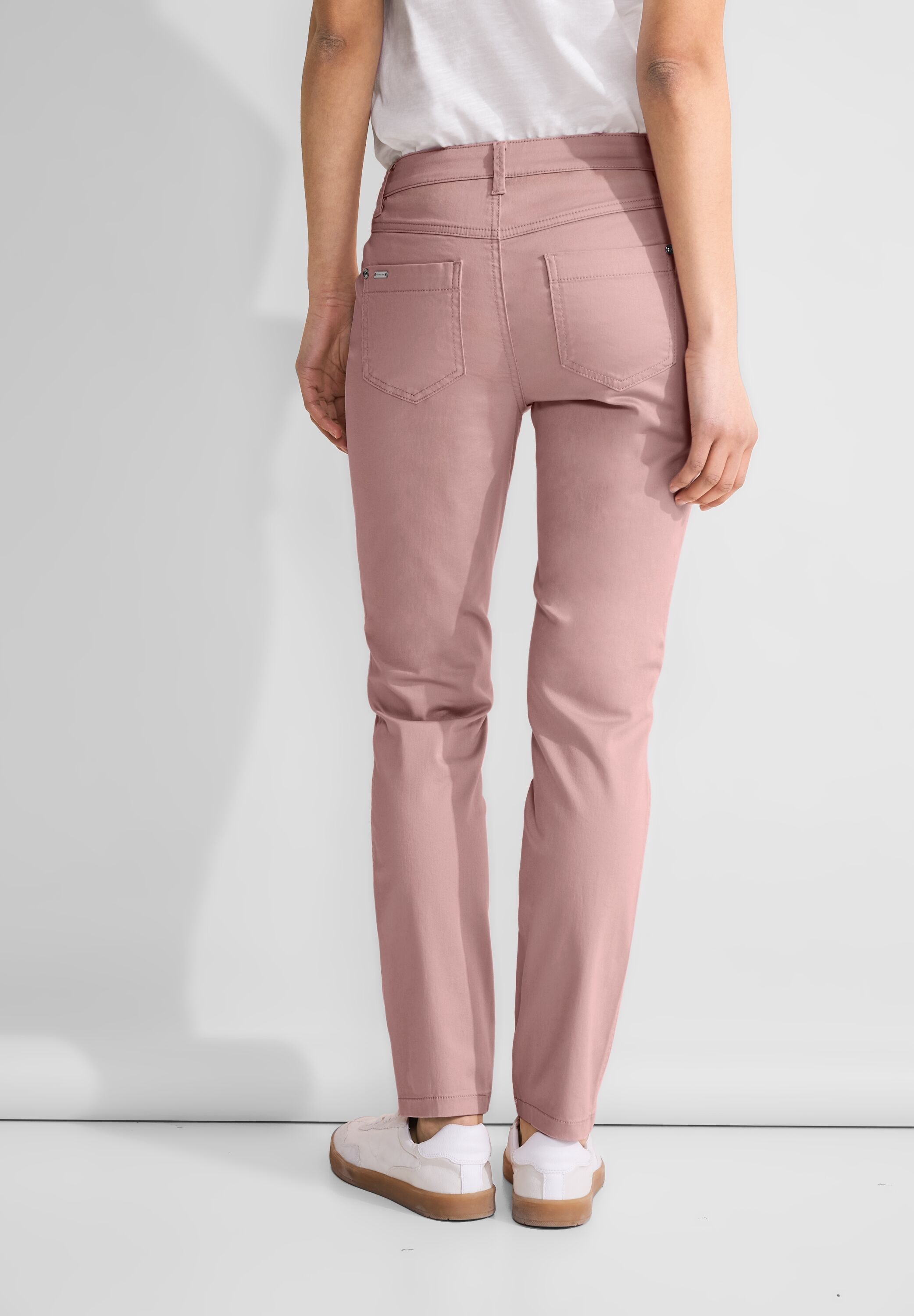 STREET ONE Röhrenhose, Middle Waist günstig online kaufen