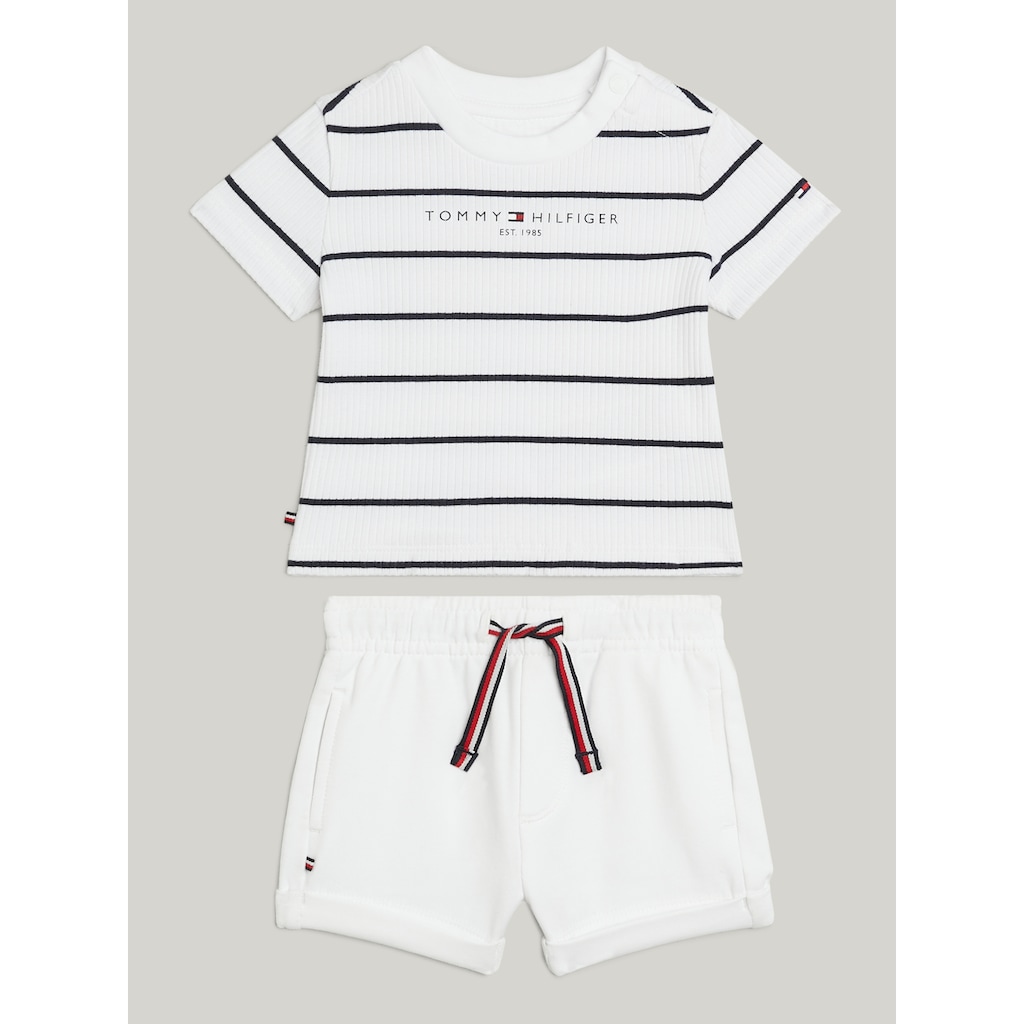 Tommy Hilfiger T-Shirt »BABY ESSENTIAL STRIPED SET«, (Set, 2 tlg.)