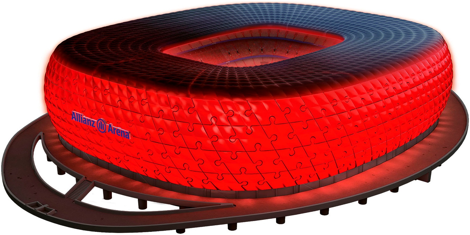 Ravensburger 3D-Puzzle »3D Puzzle Iconics: Allianz Arena - mit Licht«, mit LED Licht; Made in Europe
