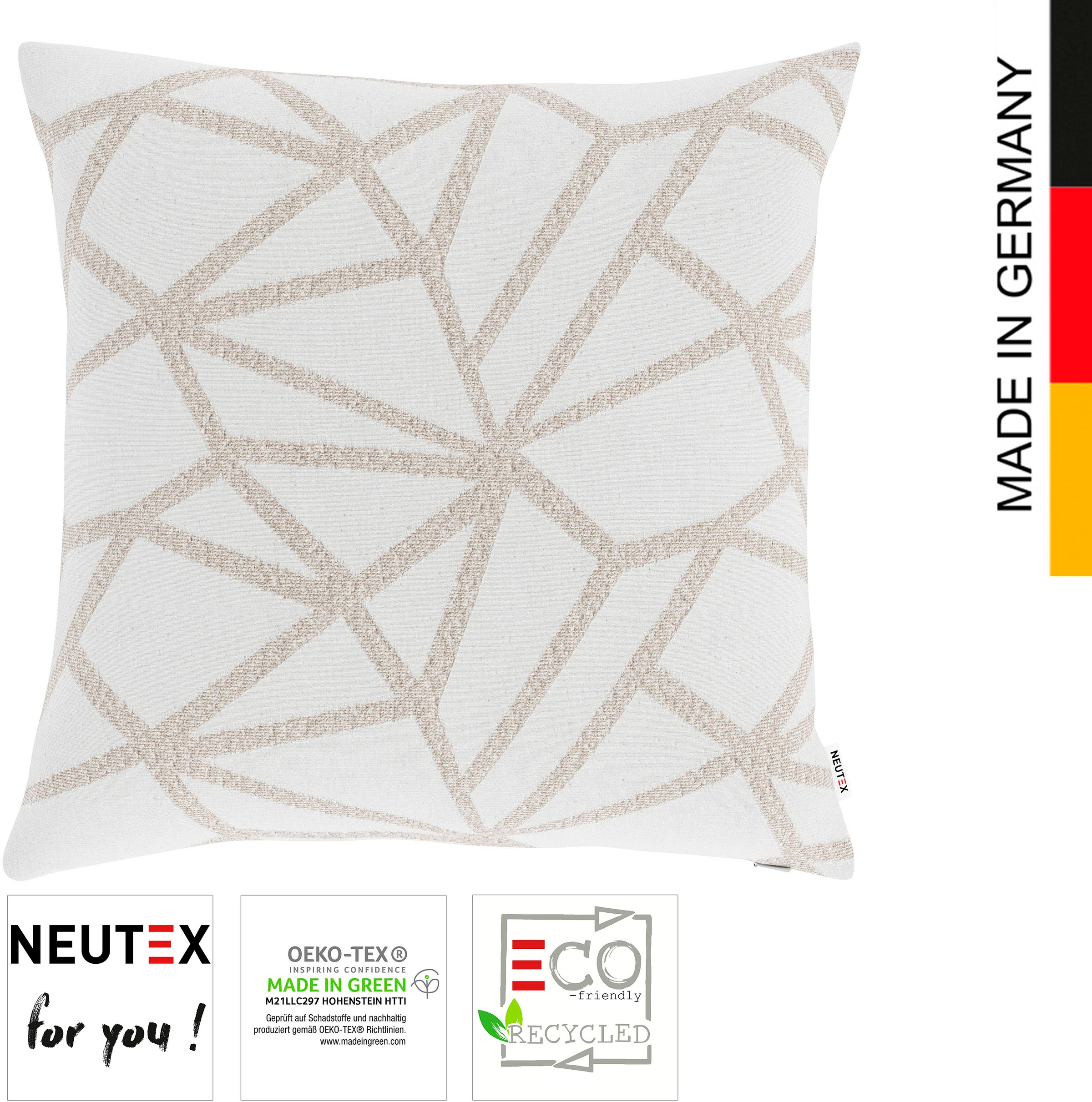 Neutex for you! Kissenhülle »Net Eco«, (1 St.), Made in Green zertifiziert, ohne  Füllung | BAUR | Kissenbezüge