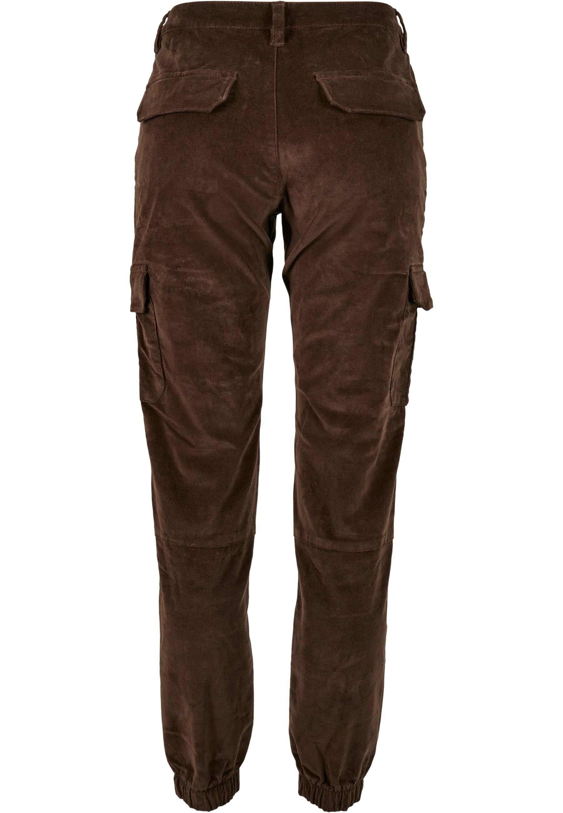URBAN CLASSICS Cargohose »Urban Classics Damen Ladies High Waist Cargo Corduroy Pants«, (1 tlg.)