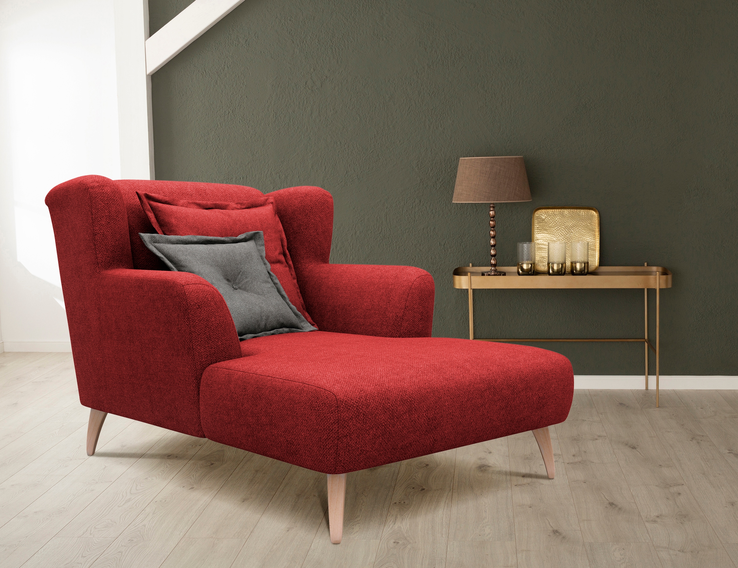 Home affaire Loveseat "Baggio Kuschel Mega Lounge Big Sessel" günstig online kaufen