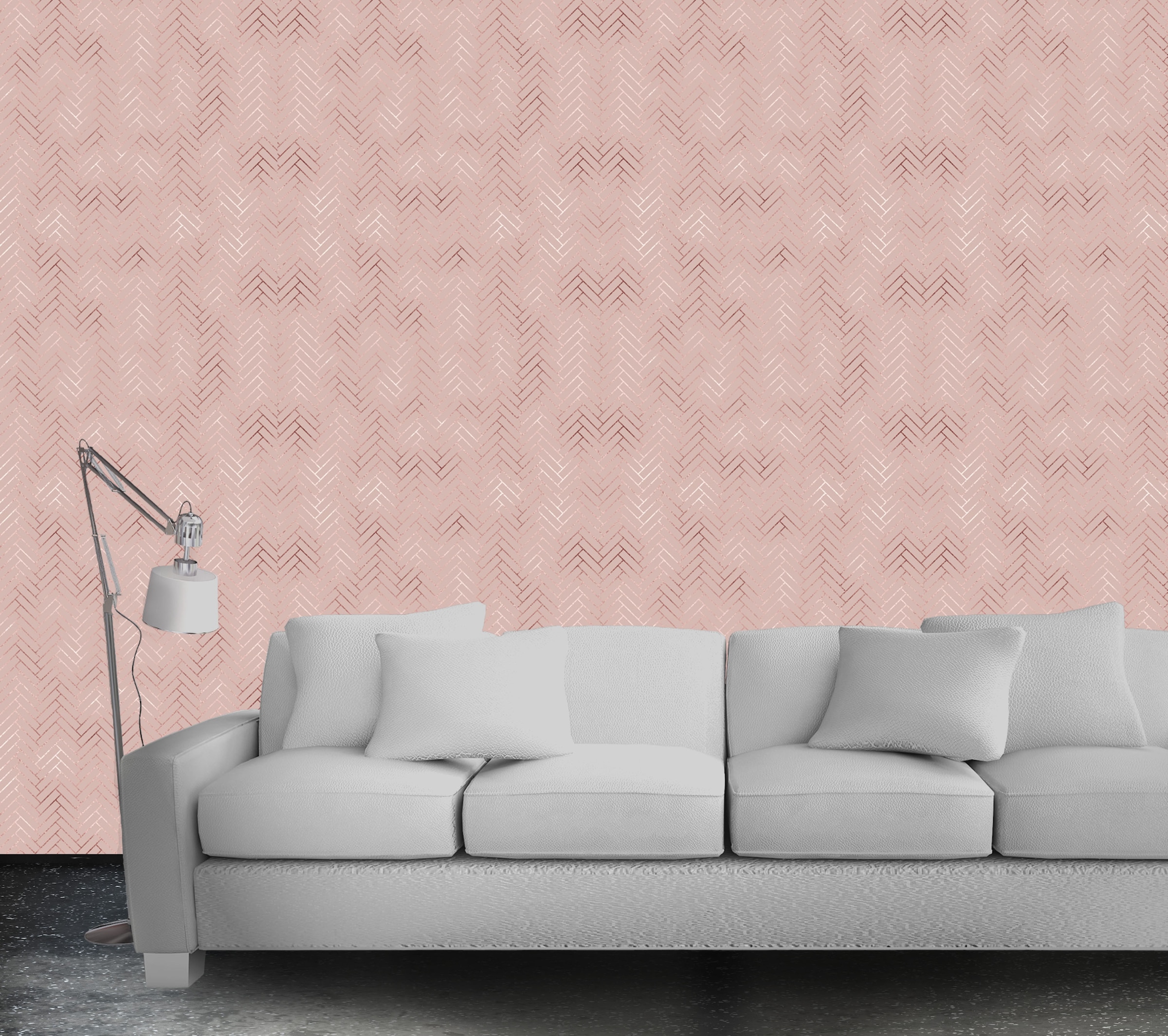 queence Vinyltapete »Diraso« Farbverlauf | abstrakt | bedruckt | gemustert glatt 90x250cm, selbstklebend, kinderleichte Anbringung, , Sticker