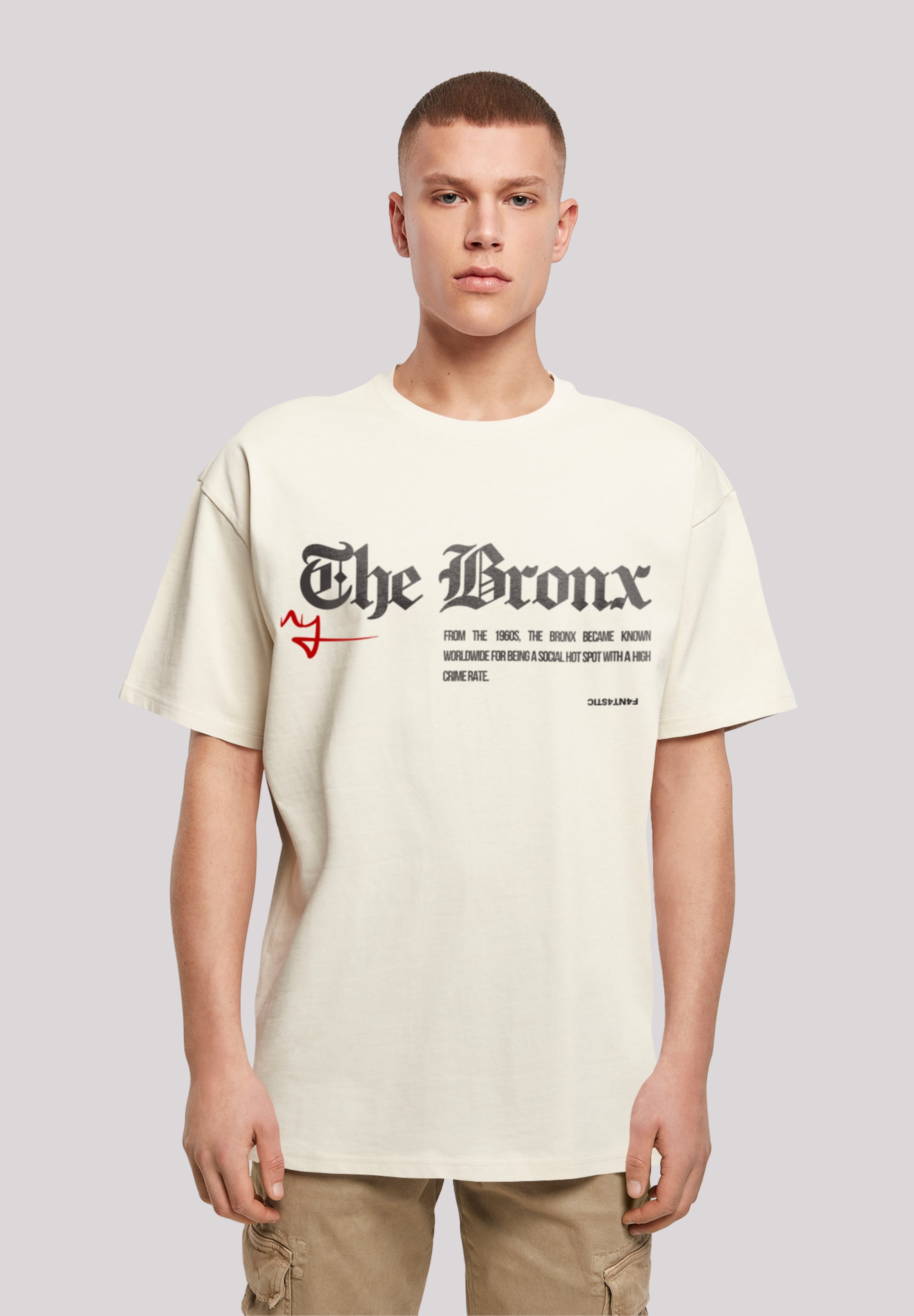 F4NT4STIC T-Shirt »The Bronx OVERSIZE TEE«, Print