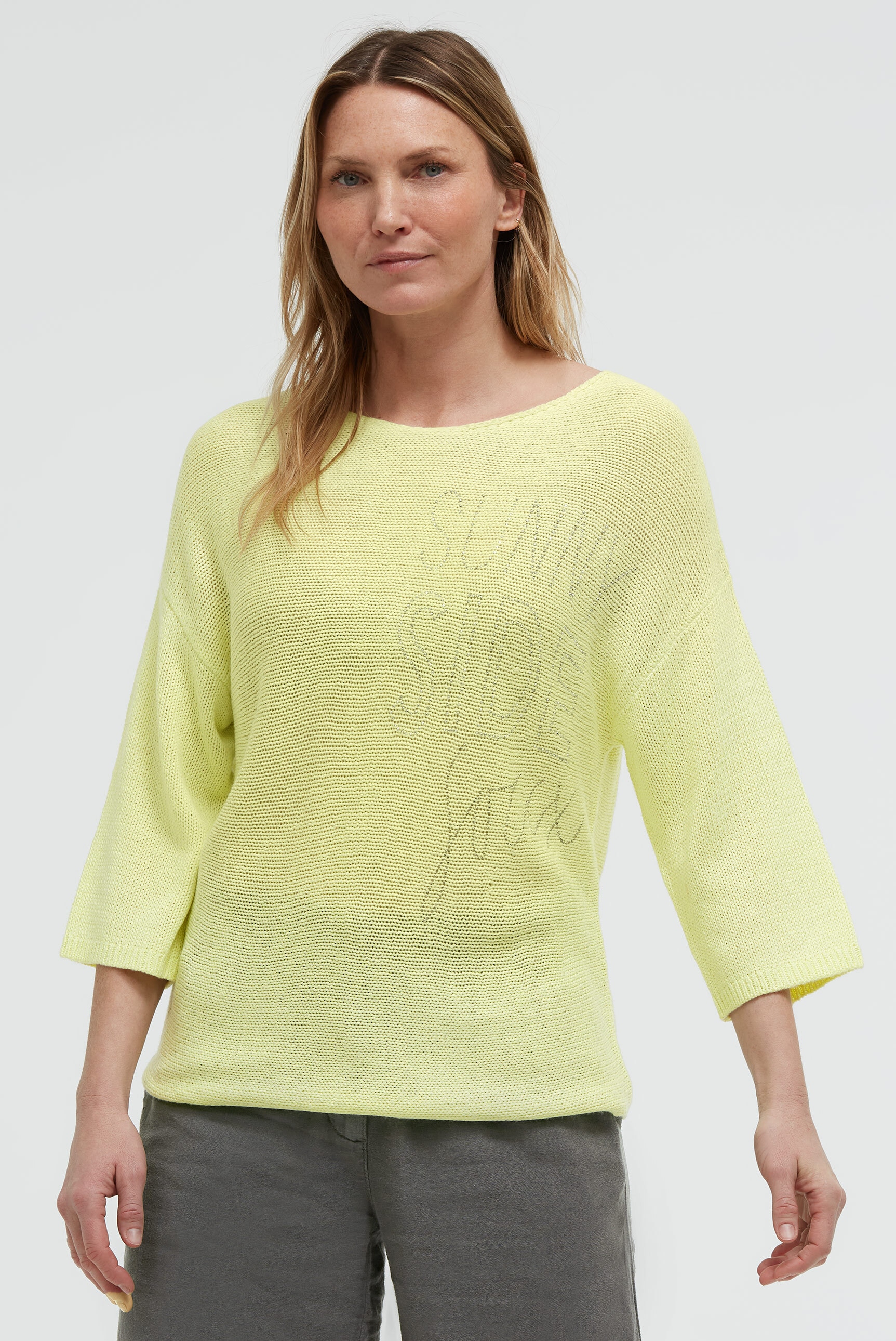 SOCCX Rundhalspullover mit überschnittener Schulter günstig online kaufen