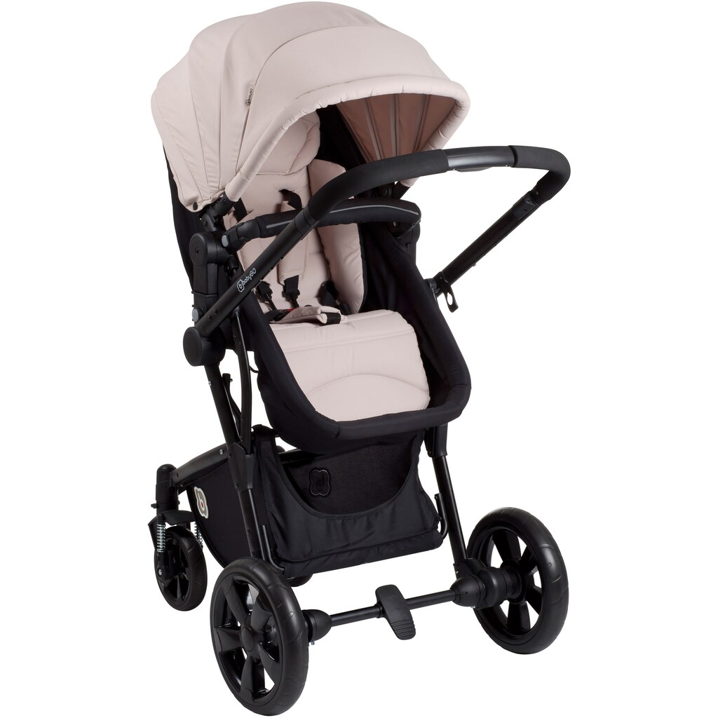 BabyGo Kombi-Kinderwagen »Spring, beige«, 15 kg