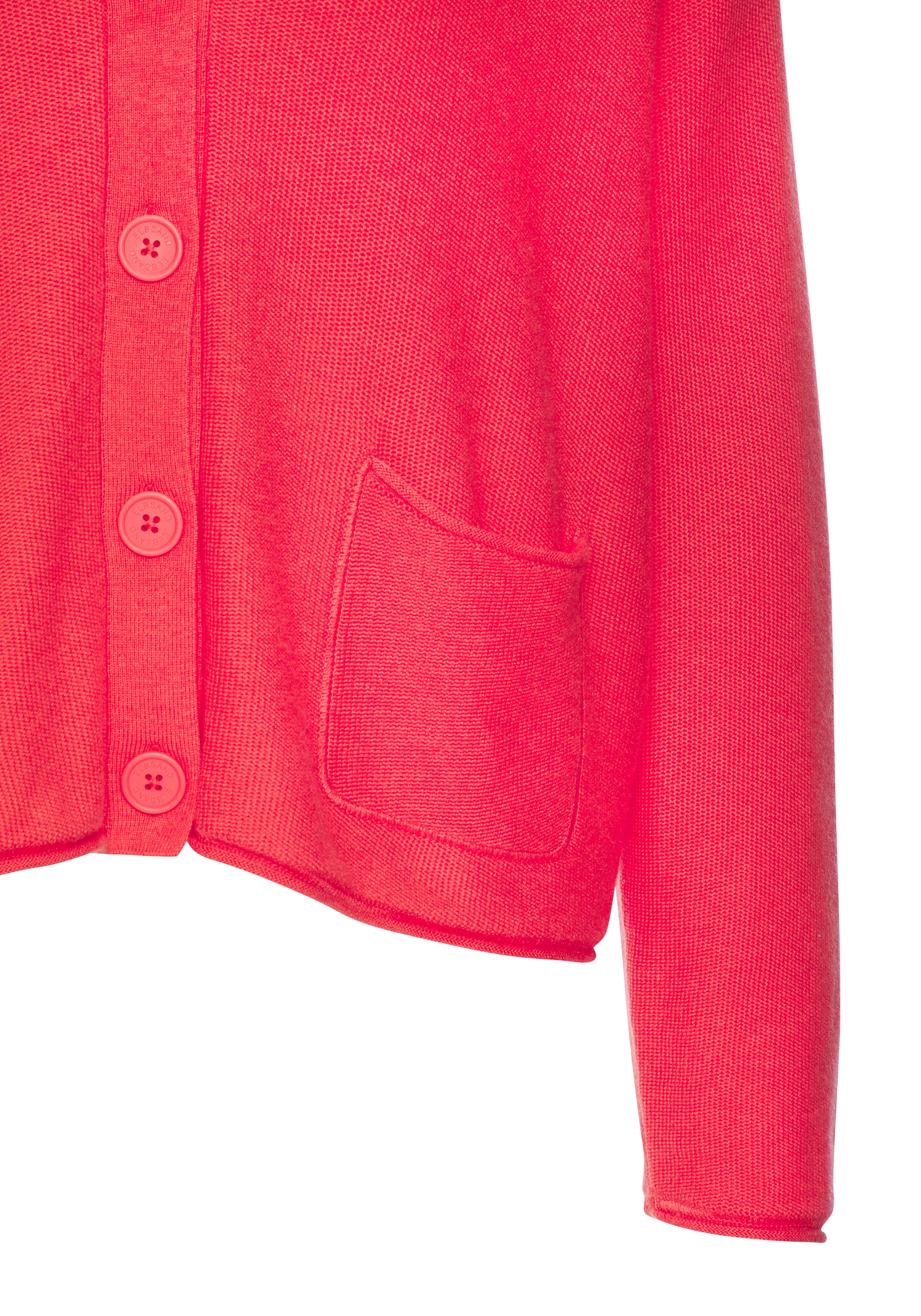 Elbsand Strickjacke, aus hochwertigem Feinstrick