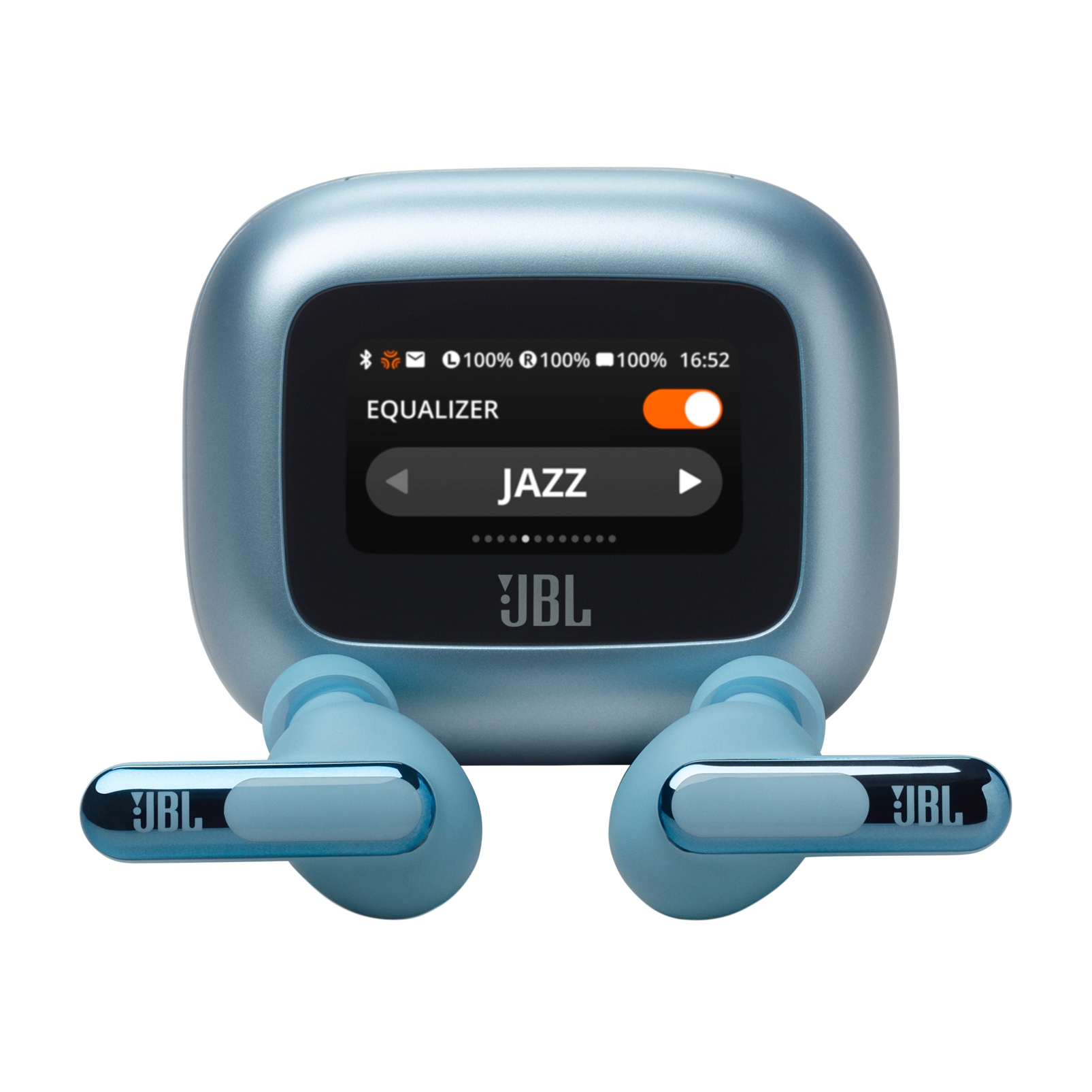 JBL wireless In-Ear-Kopfhörer "LIVE BEAM 3", B:10cm H:6cm T:19cm, blau, Kopfhörer, True Adaptive Noise Cancelling, IP55, Personi-Fi 3.0