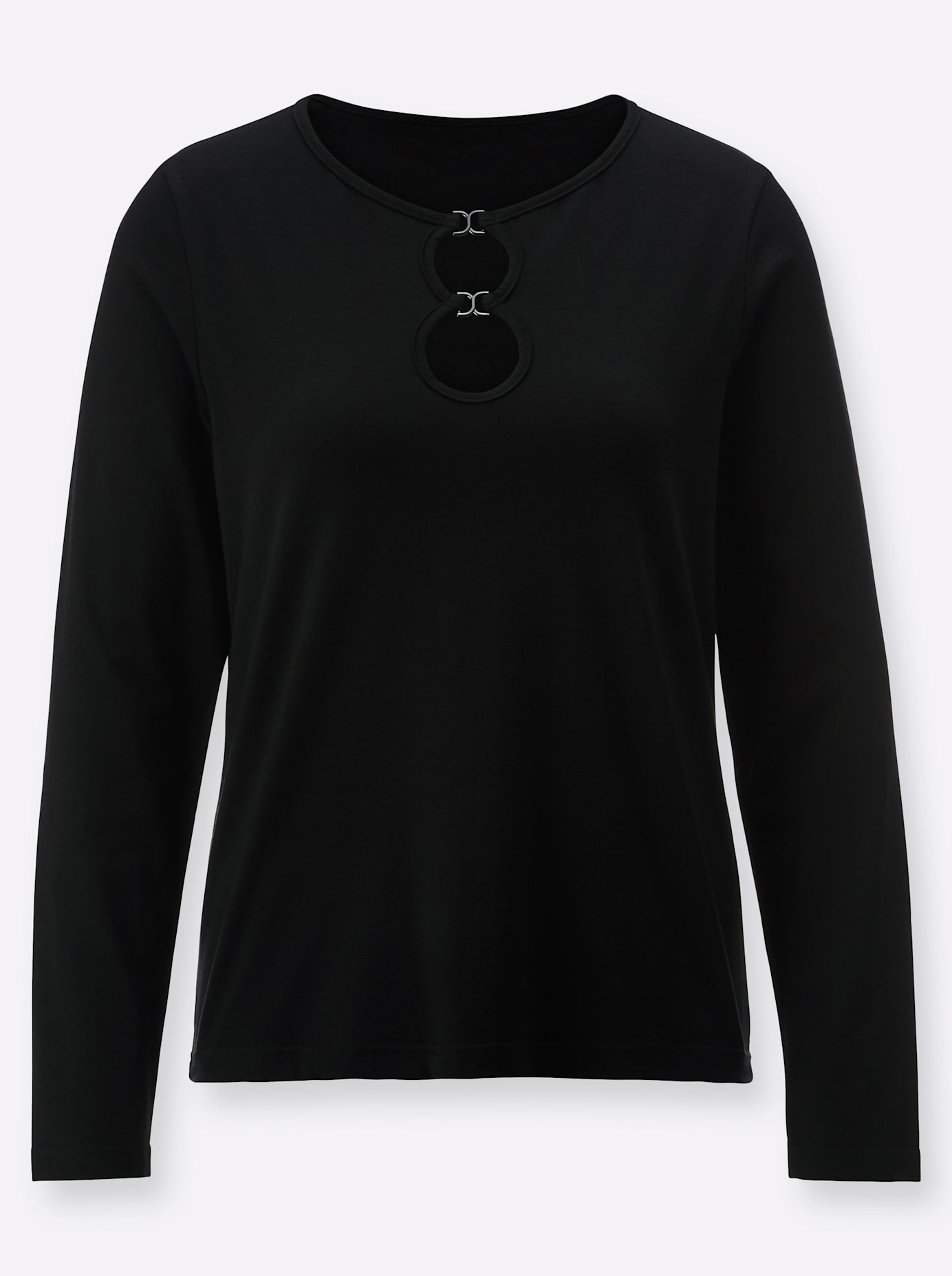 creation L Langarmshirt »Modal-Mix-Shirt«, (1 tlg.)