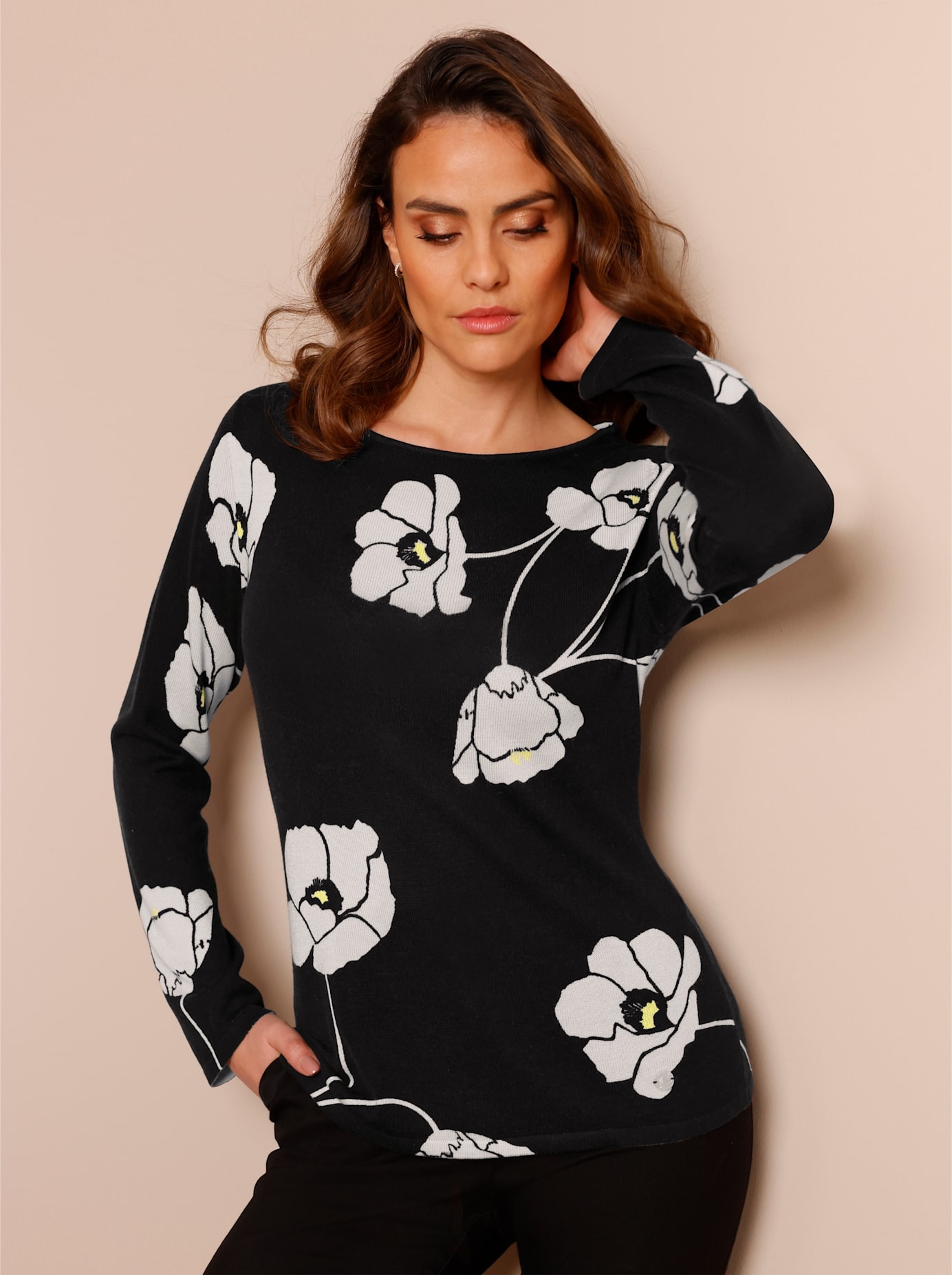 CREATION L PREMIUM Strickpullover "Seiden-Kaschmir-Pullover" günstig online kaufen