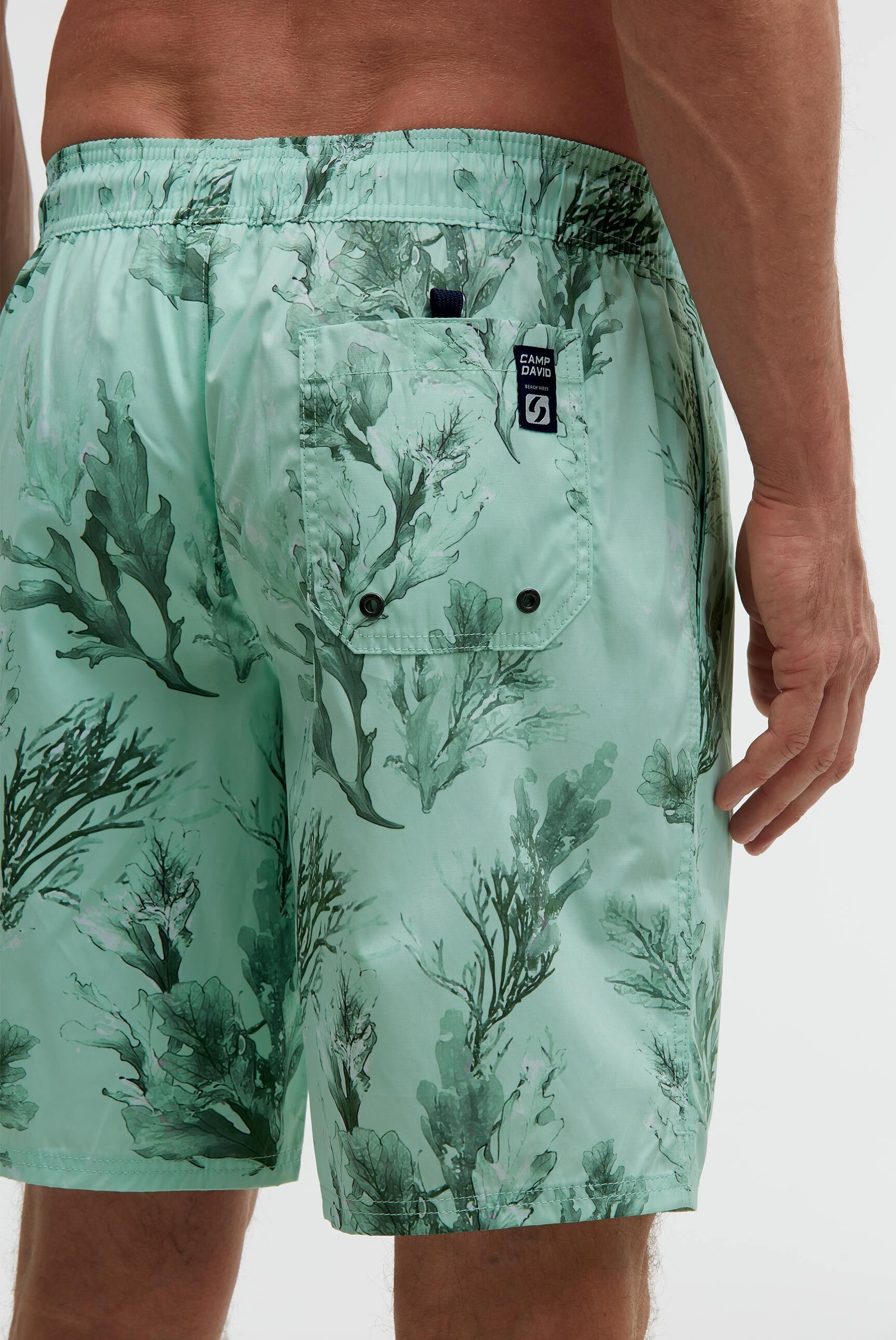 CAMP DAVID Badeshorts mit Einschubtaschen & einer Gesäßtasche