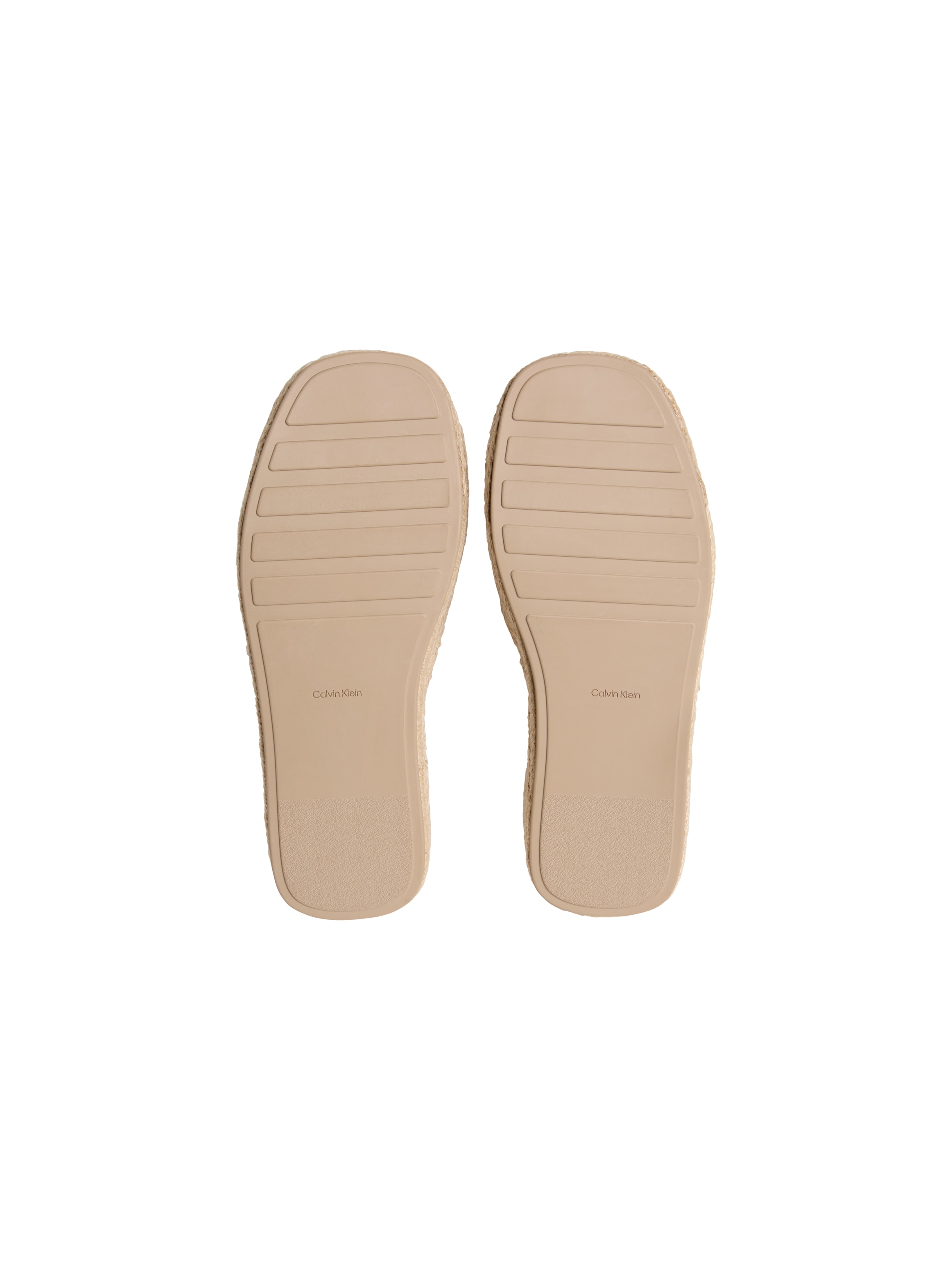 Calvin Klein Pantolette »FLATF ESPA MULE NUB MG«  Sommerschuh, Strandschuh, Schlupfschuh mit Plateau