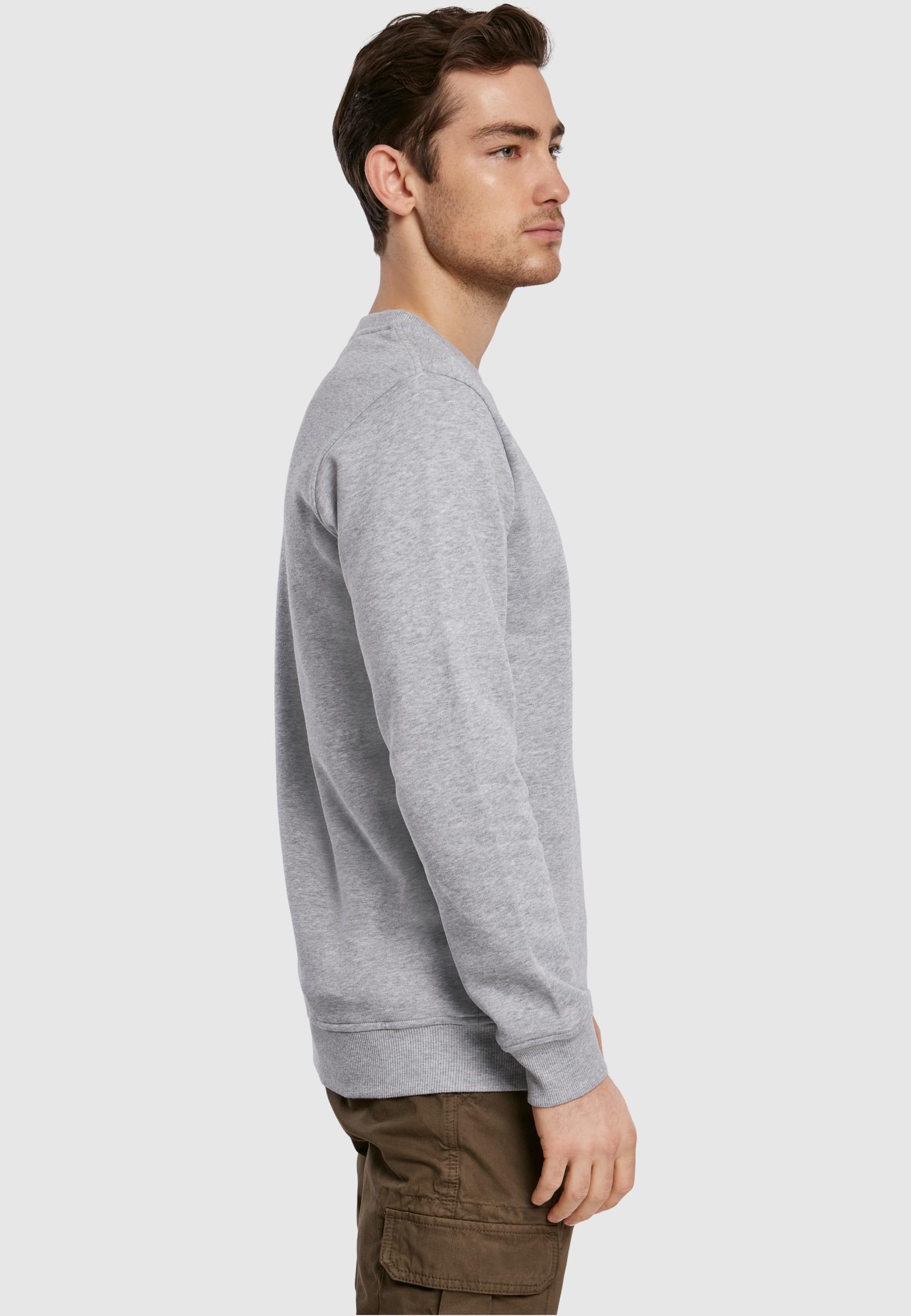 URBAN CLASSICS Rundhalspullover »Urban Classics Herren Organic Basic Crew«, (1 tlg.)