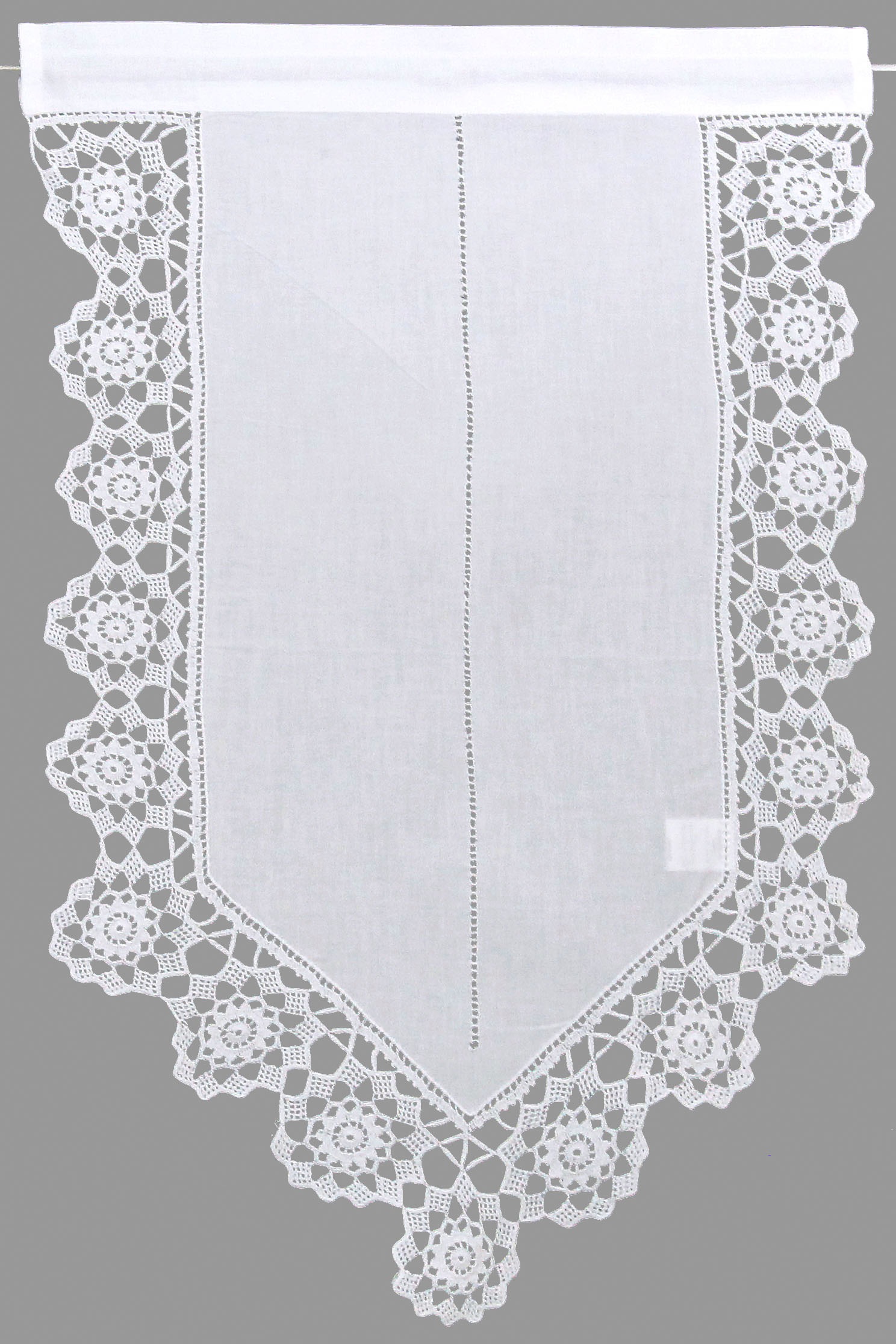 HOSSNER - ART OF HOME DECO Scheibengardine "Dufour" Stangendurchzug 1 tlg. günstig online kaufen