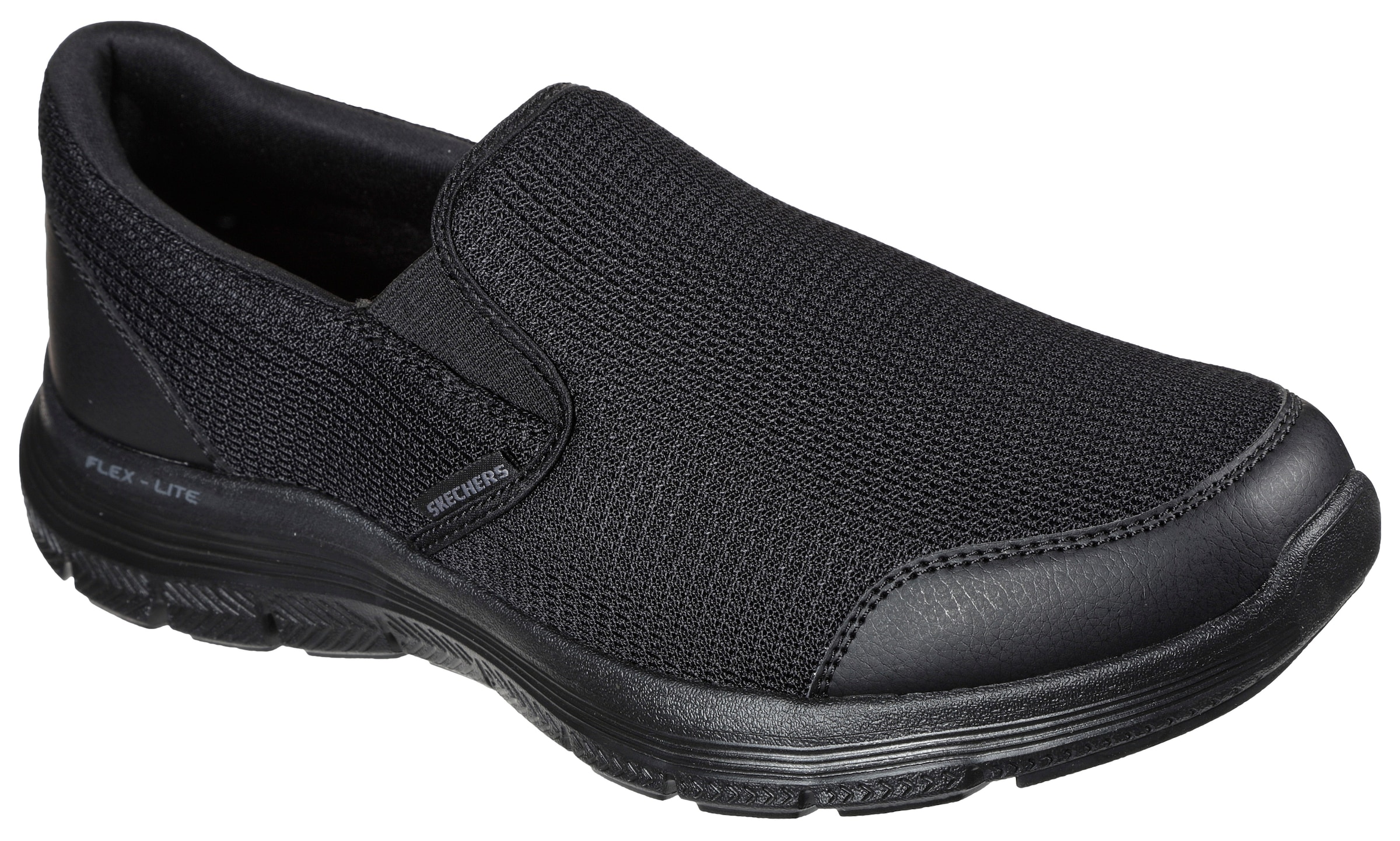 Skechers Slip-On Sneaker "FLEX ADVANTAGE 4.0", Slipper, Schhlupfschuh, Komfortschuh mit Air Cooled Memory Foam
