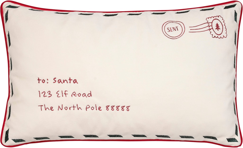 PAD Dekokissen "NORTHPOLE" Abenteuer-Design mit Eis, Schnee und magischen Polarlichtern
