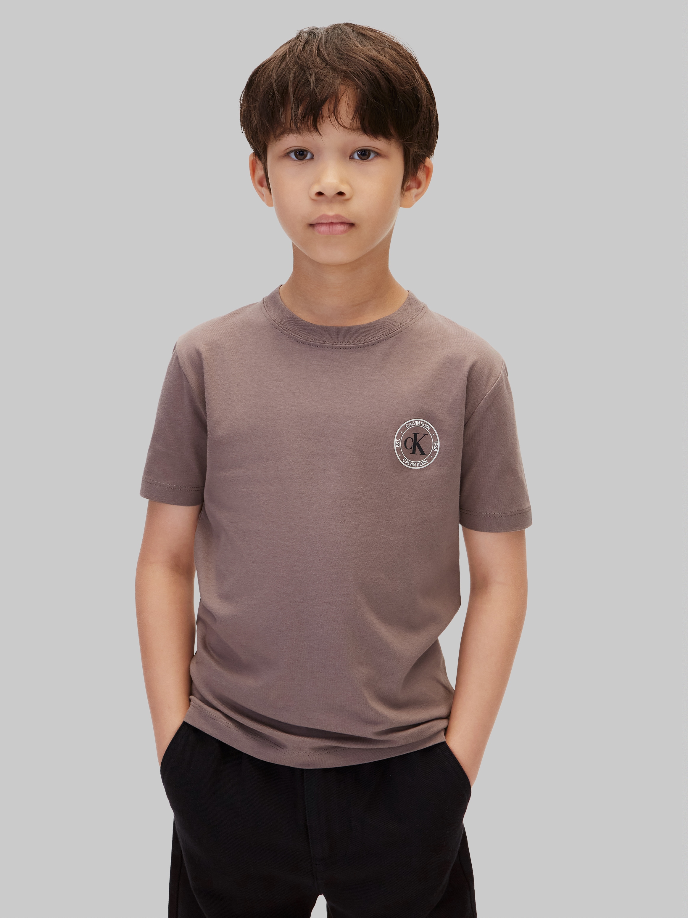 Calvin Klein Jeans "CK SMALL CHEST CIRCLE SS T-SHIRT" Regular fit mit Rundhalsausschnitt