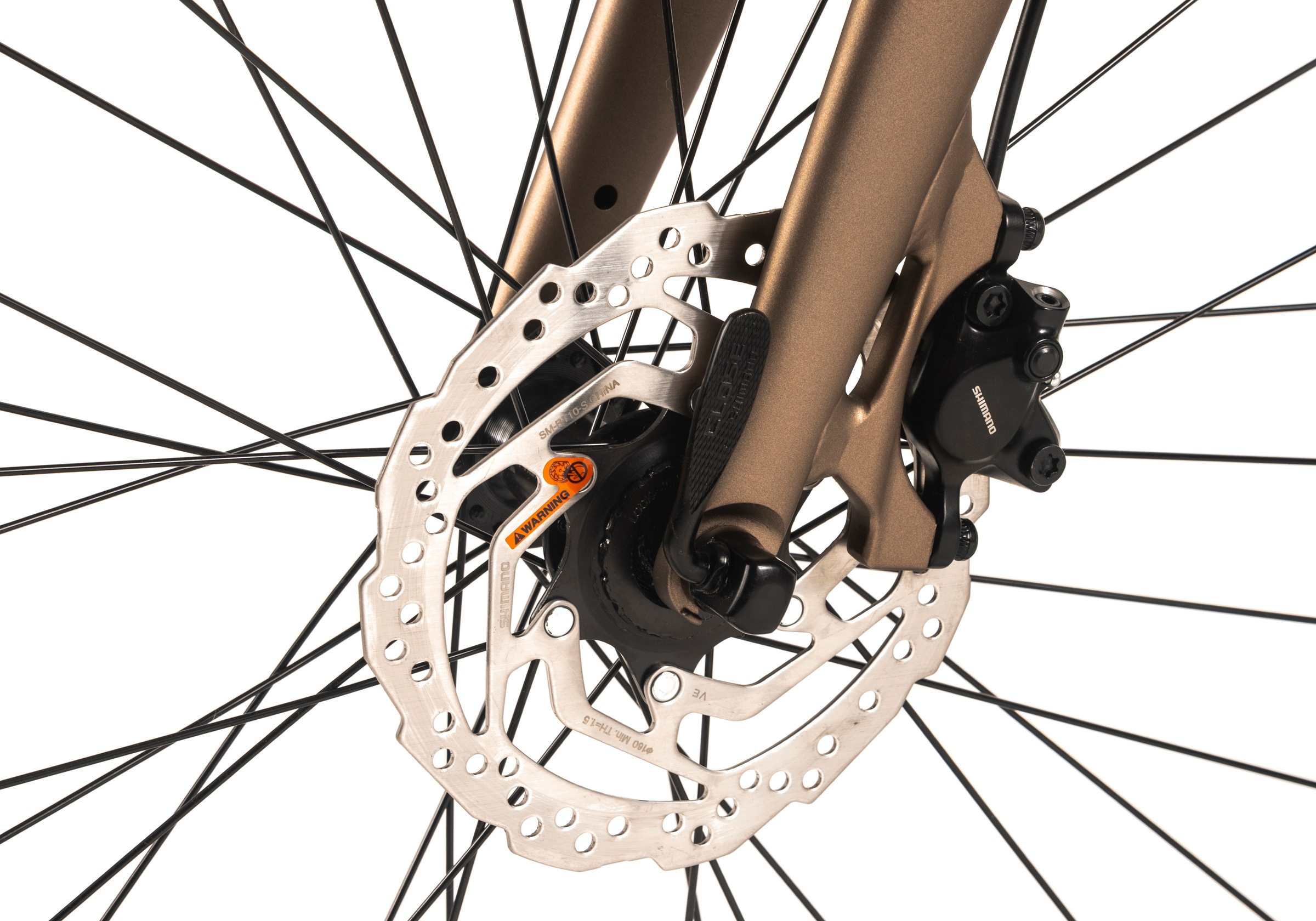 Adore E-Bike »27,5" Alu Cityfahrrad CX-290 Mittelmotor 75NM / 15Ah Bronze«, 8 Gang, Shimano, Nexus, Mittelmotor 250 W
