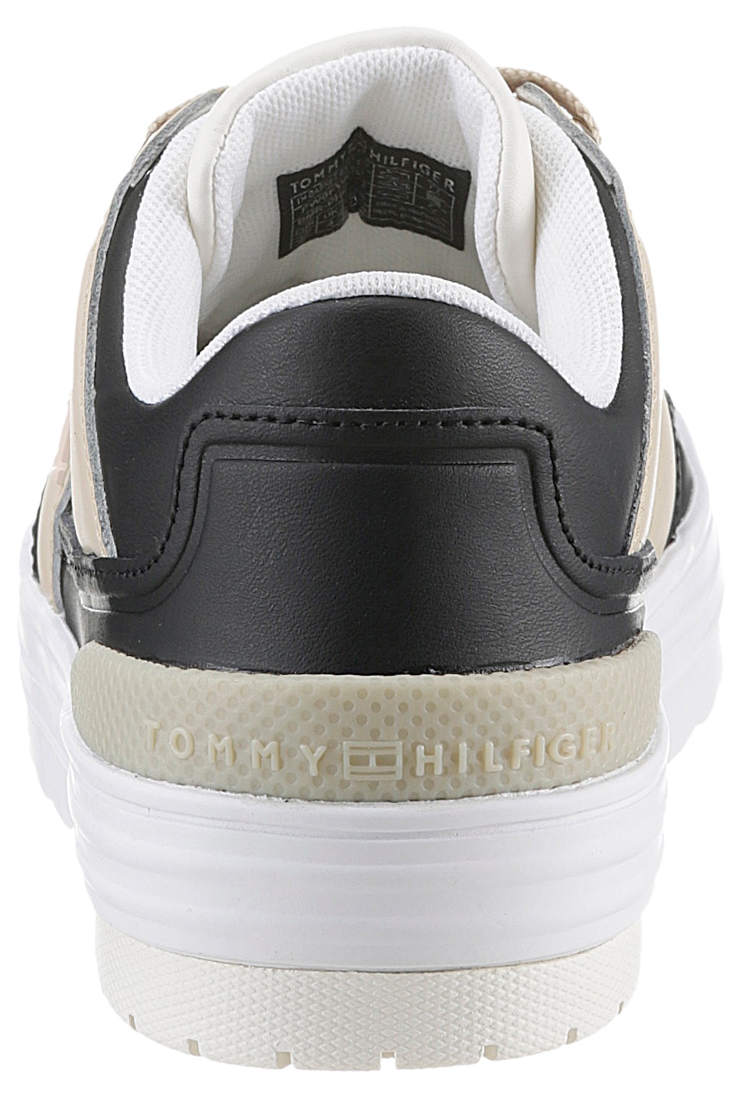 Tommy Hilfiger Plateausneaker »TH BASKET SNEAKER LO«, mit TH-Schmuckelement, Freizeitschuh, Halbschuh, Schnürschuh