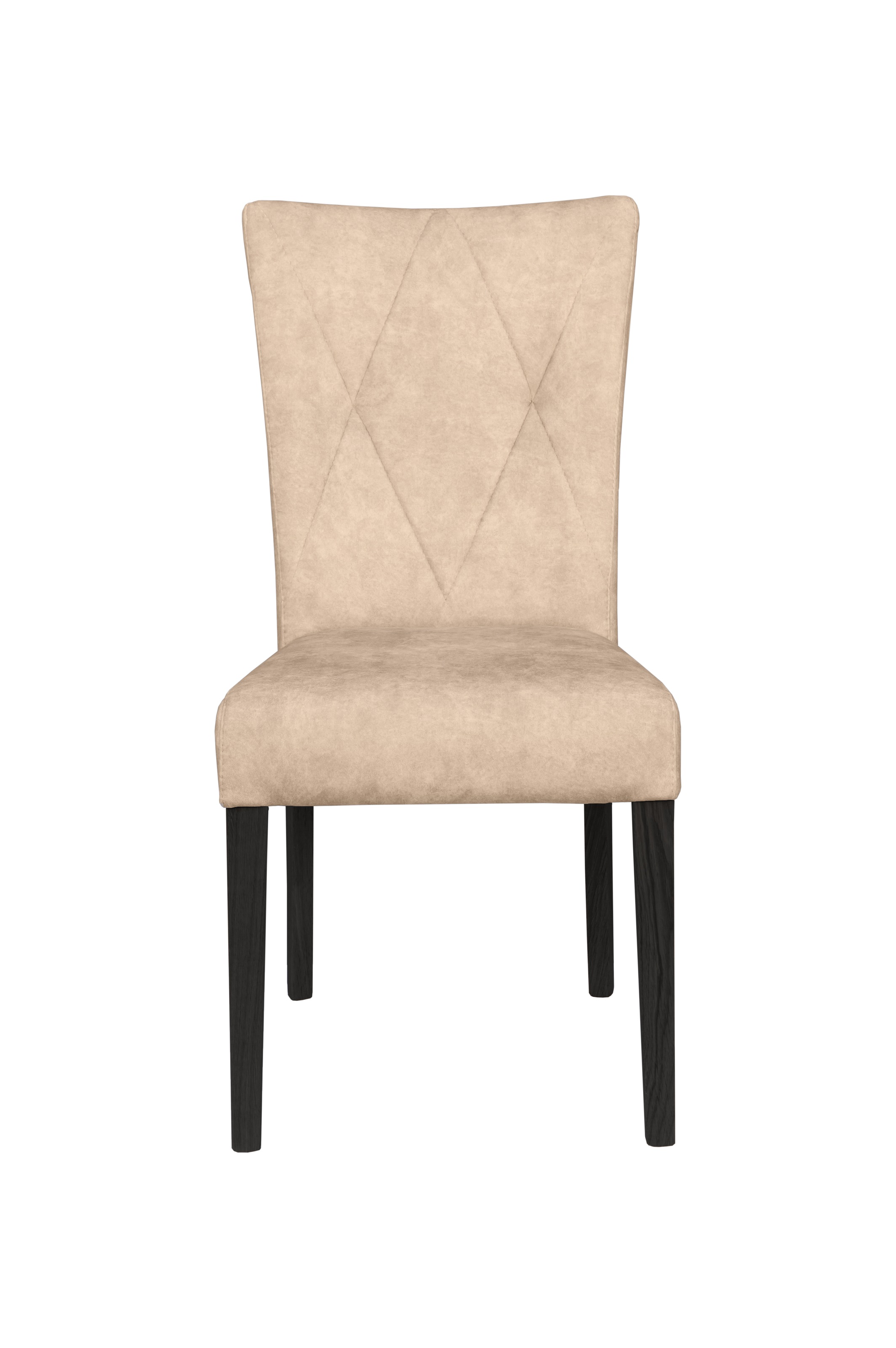 Home affaire 4-Fußstuhl »Diamond«, (Set), 2 St., Samtvelours, Sitz und Ruecken gepolstert