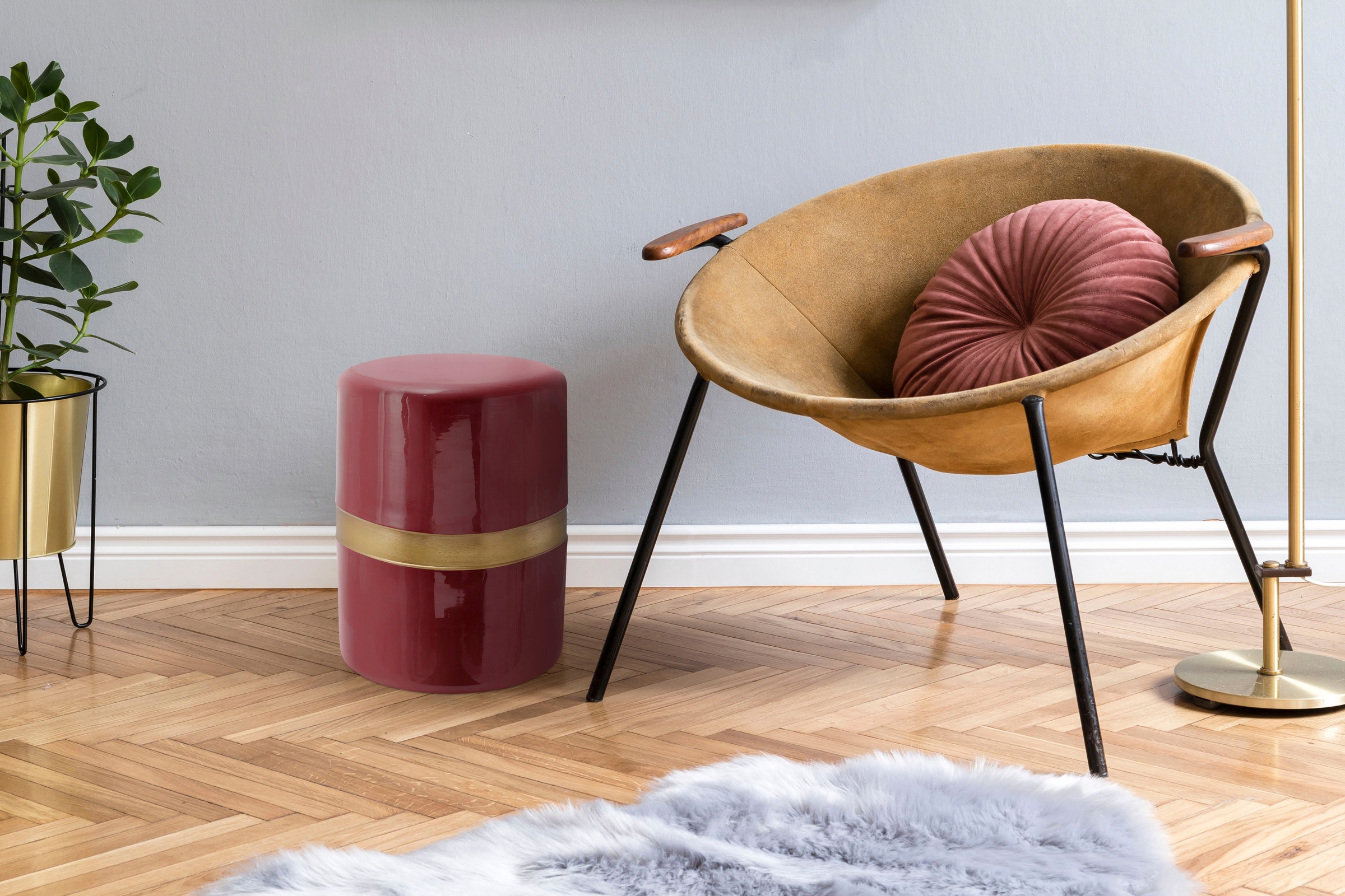 Kayoom Beistelltisch "Art Deco 475, Abstelltisch aus Metall,funktional und günstig online kaufen