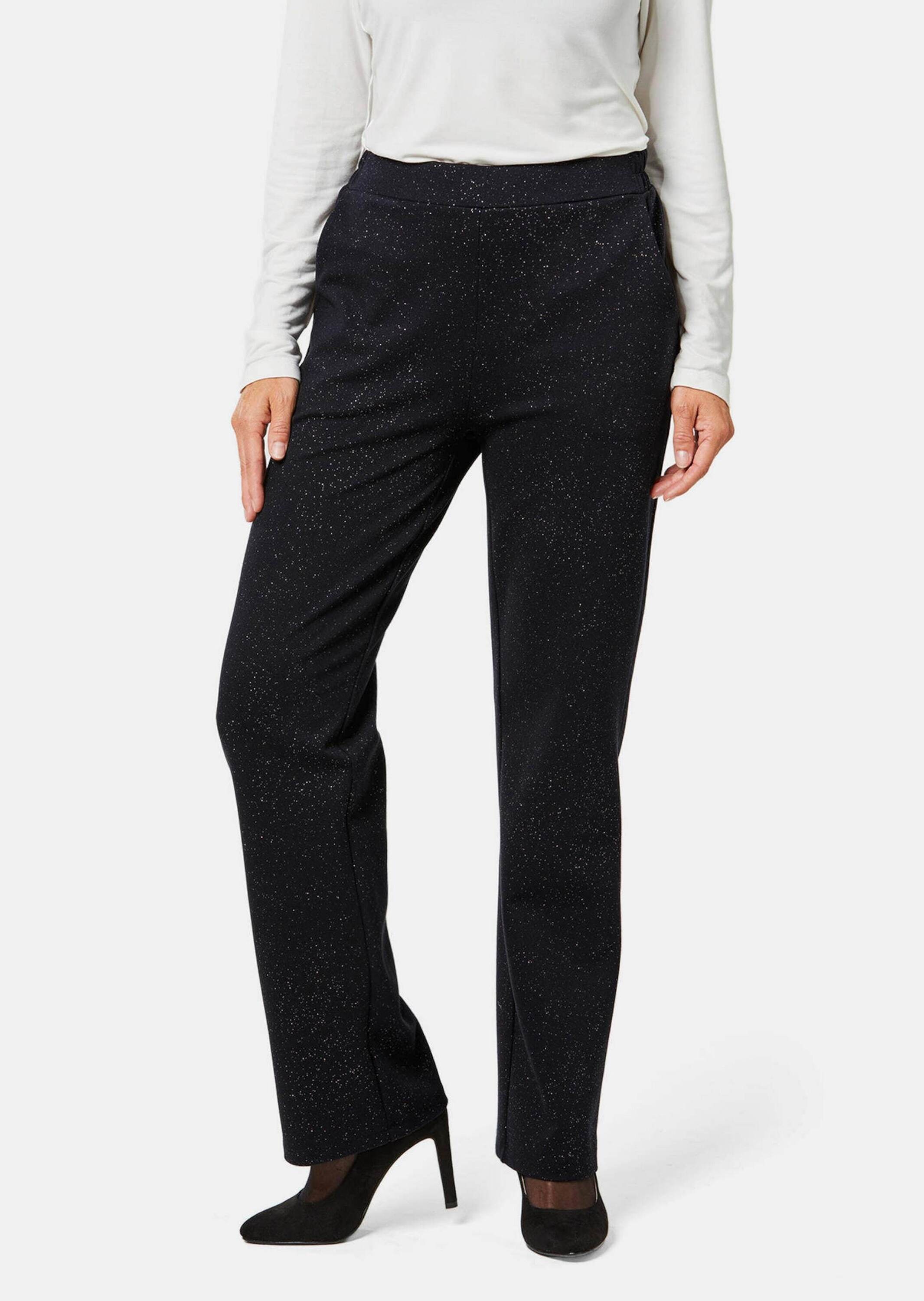GOLDNER 2-in-1-Hose »Stretchbequeme Hose mit Glitzer«