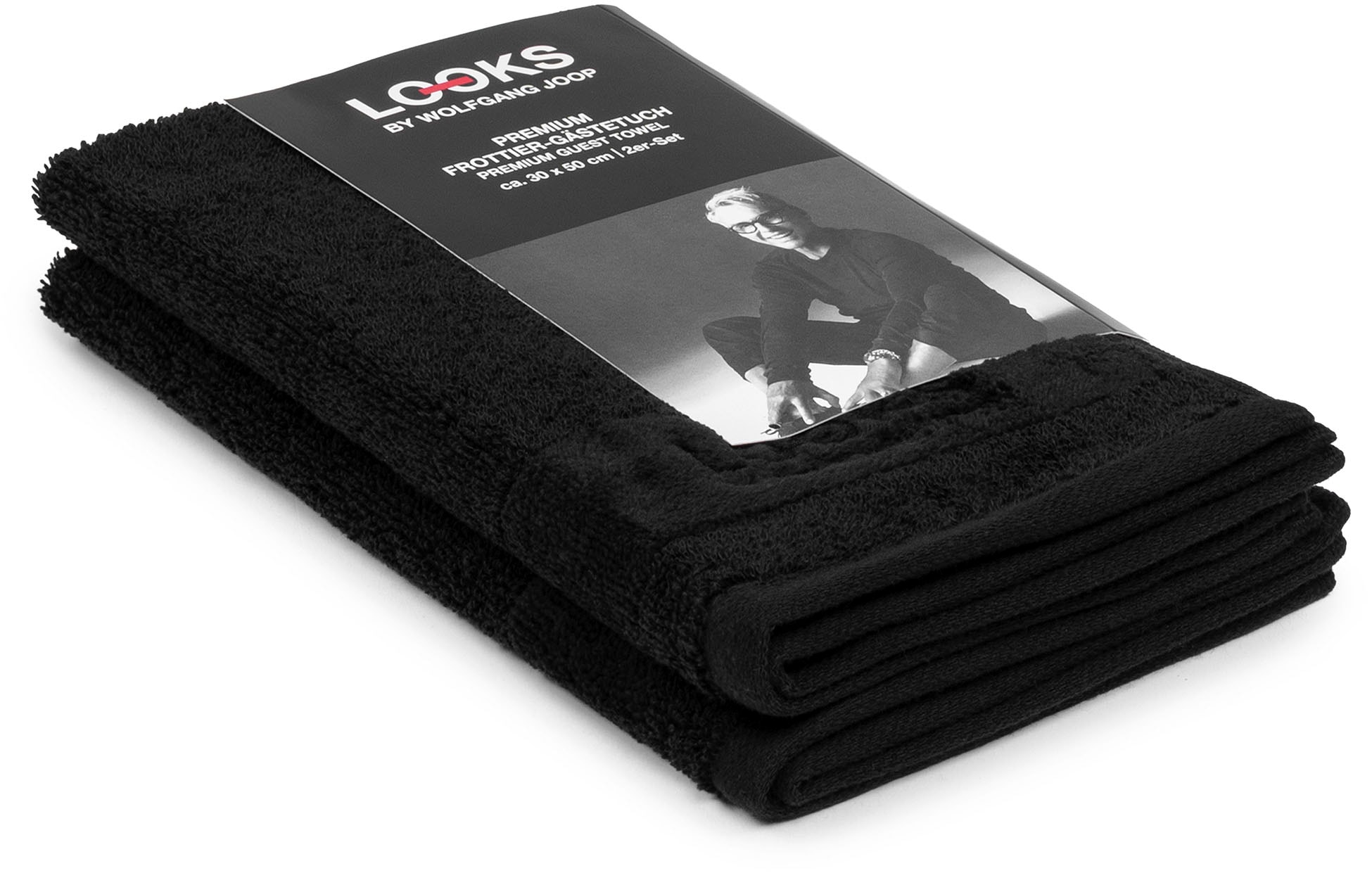 LOOKS by Wolfgang Joop Gästehandtücher "LOOKS" mit Logobestickung günstig online kaufen