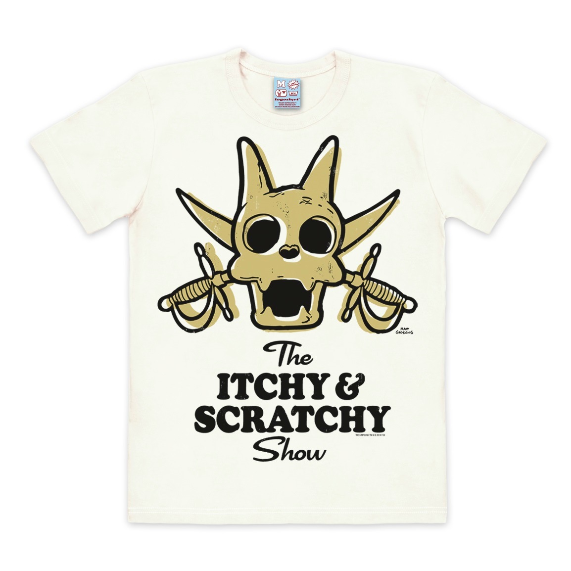 LOGOSHIRT T-Shirt »Scratchy - The Simpsons«, mit coolem Print