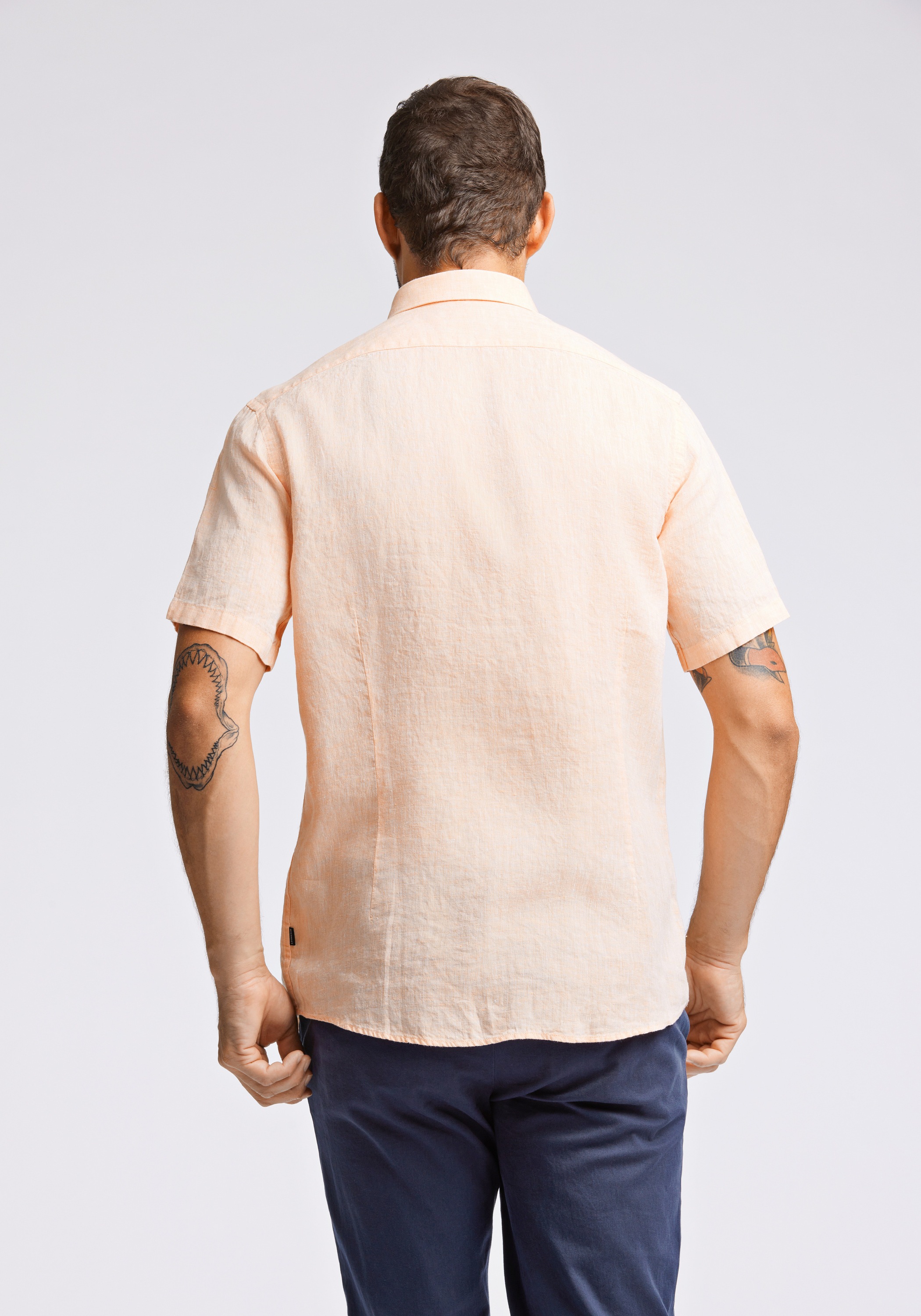 LINDBERGH Leinenhemd "Leinenhemd Modern Fit" günstig online kaufen