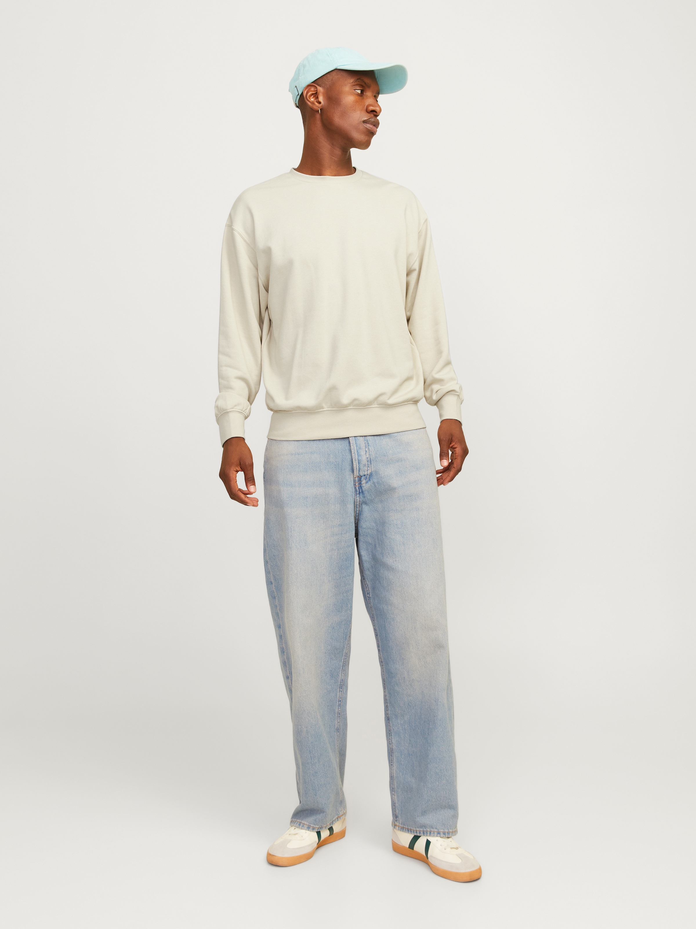 Jack & Jones Sweatshirt »JJECHARGE SWEAT CREW NECK NOOS«, mit Rippbündchen