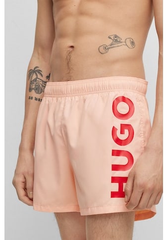 HUGO underwear Badeshorts »ABAS« su Logo-Print