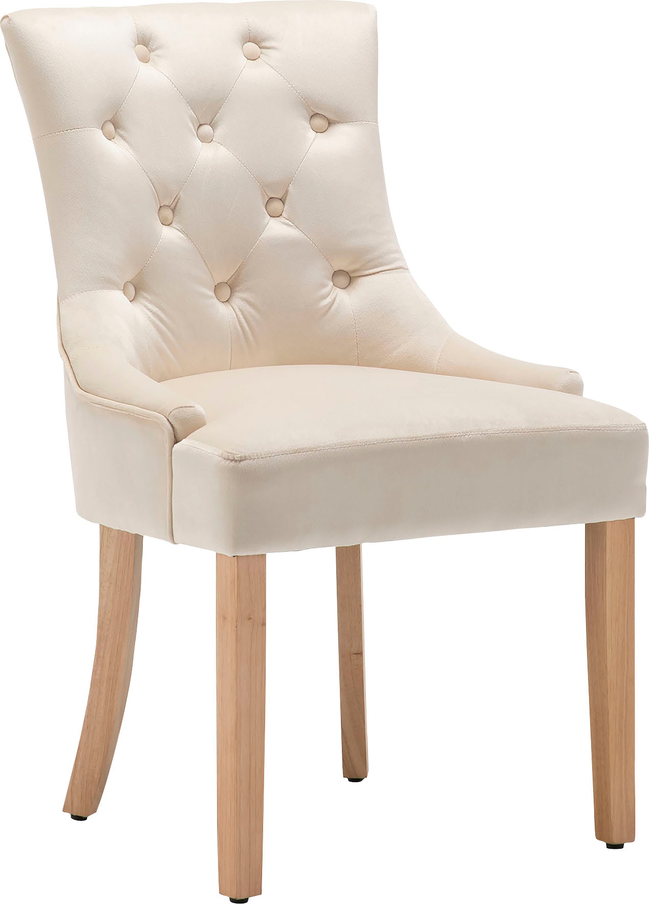 Leonique 4-Fußstuhl "Doncaster" (Set) 2 Stk.mit Knopfheftung im Rücken günstig online kaufen