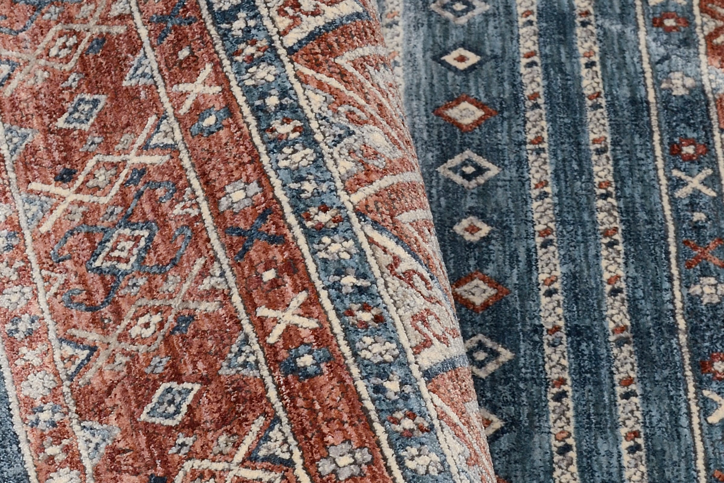 OCI DIE TEPPICHMARKE Läufer »GRAND FASHION 13«, rechteckig, 5 mm Höhe, Vintage Optik, feine Fransen, Wohnzimmer
