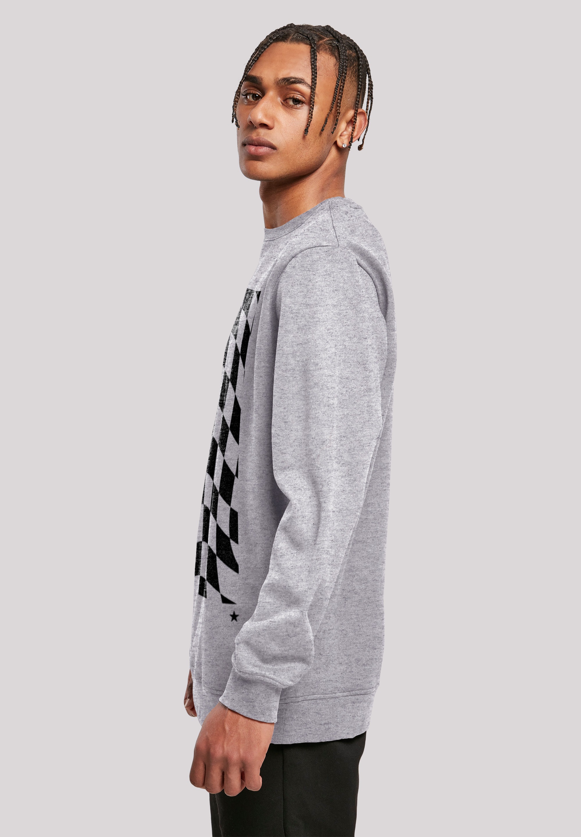 F4NT4STIC Kapuzenpullover »Wavy Schach Muster«, Print