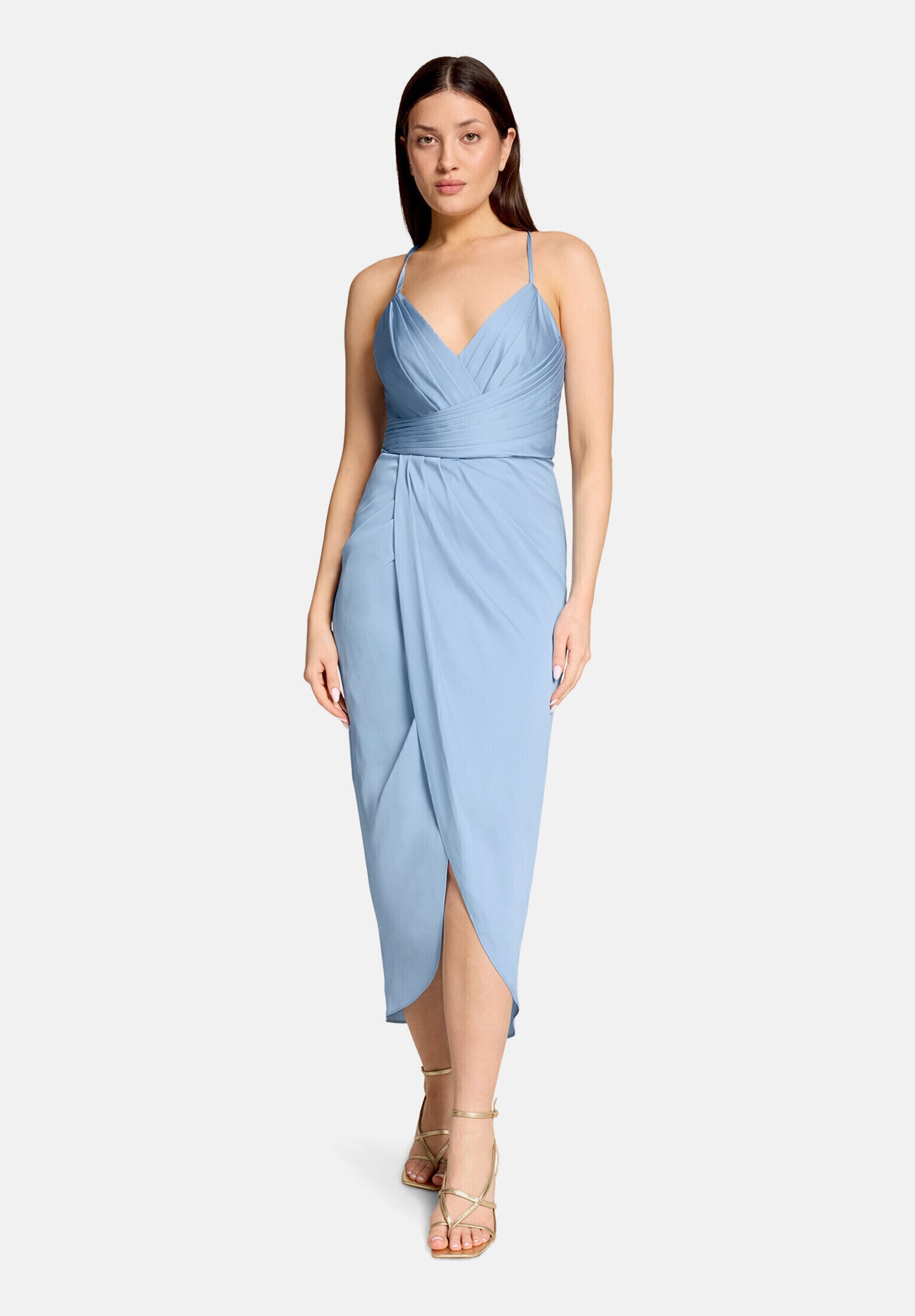 Vera Mont Abendkleid »Damen mit Raffung« Ohne Tasche Material