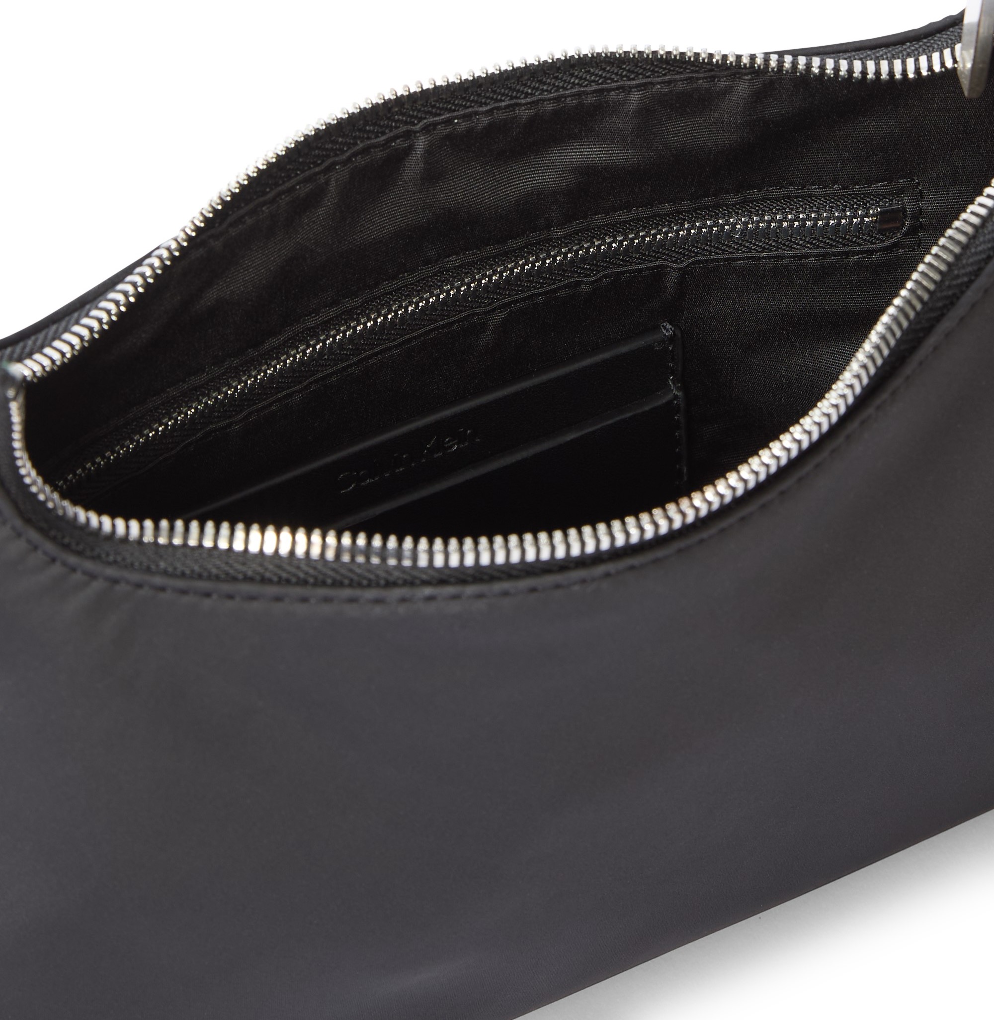 Thumbnail - Calvin Klein Jeans Henkeltasche "SATIN NYLON SMALL SHOULDER BAG" Umhängetasche, Damen Handtasche, Henkeltasche mit CK-Lo...